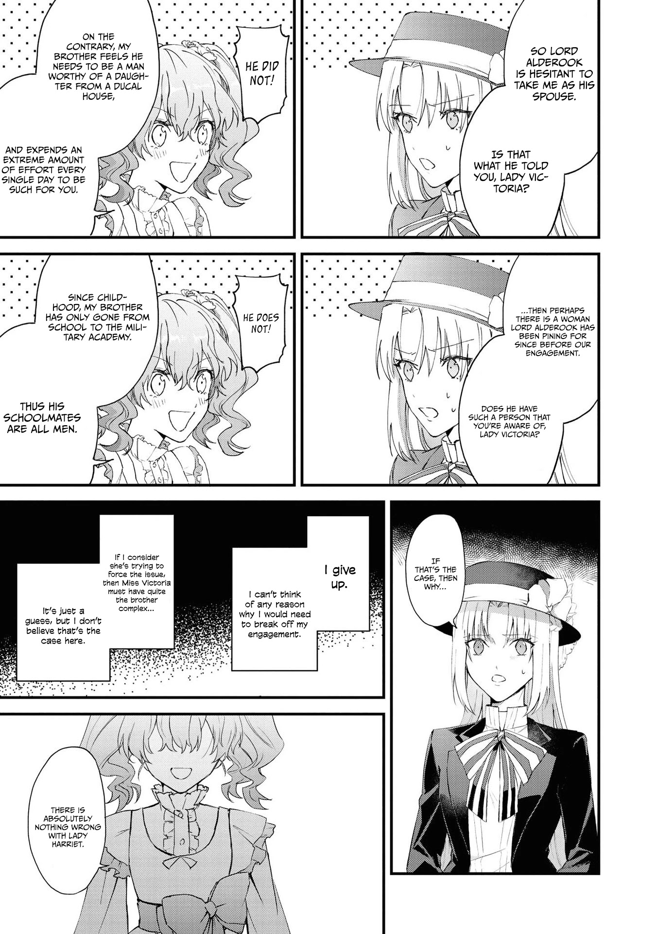 Though I May Be a Villainess, I'll Show You I Can Obtain Happiness! Chapter 4.1 page 8 - Vol.4 Chapter 1: Break off the engagement? I didn't do anything, directly or indirectly. But when I looked into the matter... Who would have thought it would end up this way?!