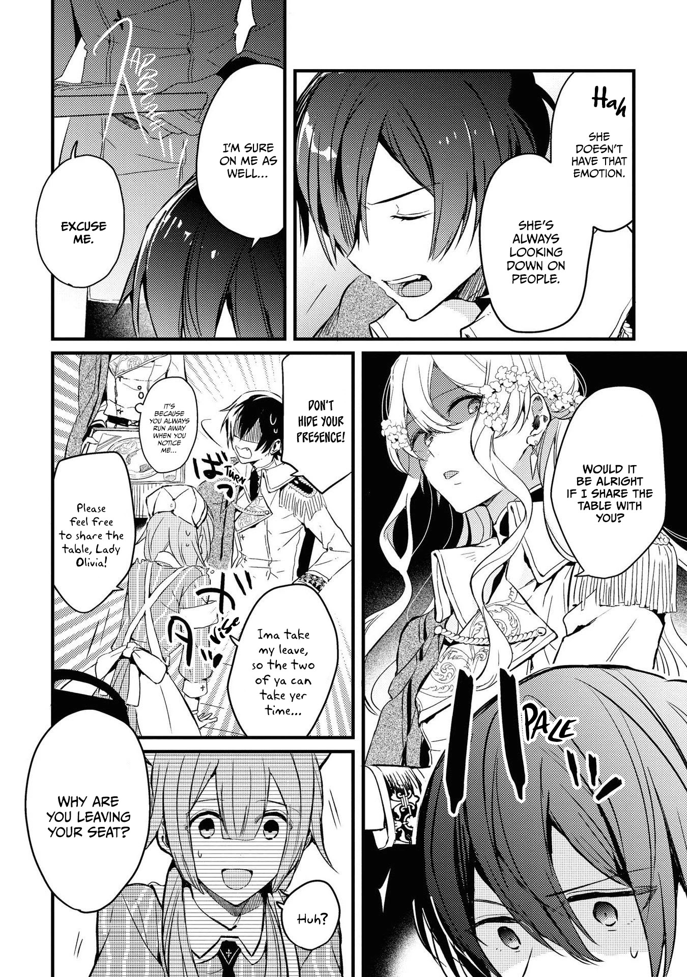 Though I May Be a Villainess, I'll Show You I Can Obtain Happiness! Chapter 4.2 page 14 - Vol.4 Chapter 2: The Kingdom's Most Feared Noble Lady Knight and a Tale Revolving Around her Sword, Fist, and Relationship Skills