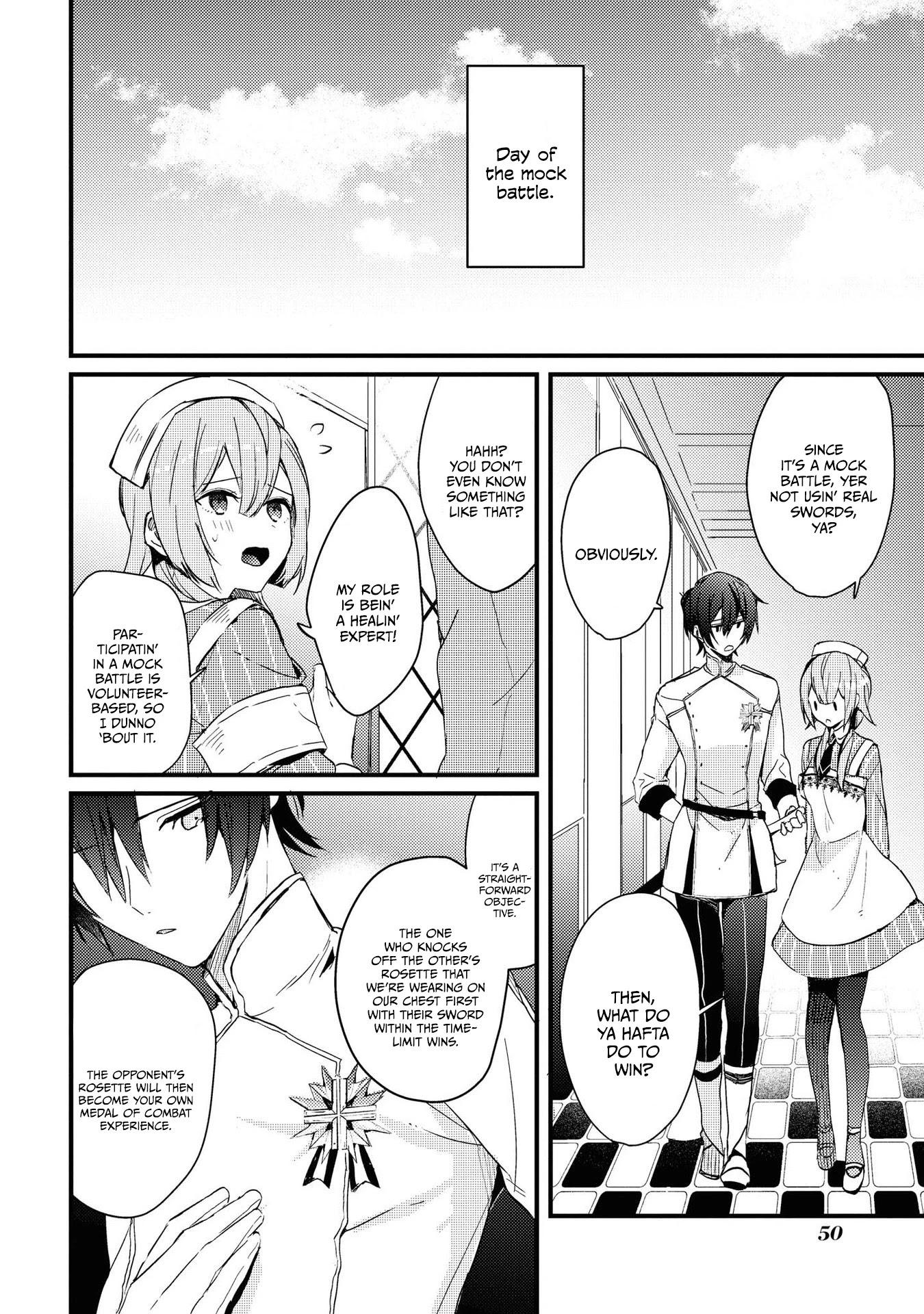 Though I May Be a Villainess, I'll Show You I Can Obtain Happiness! Chapter 4.2 page 20 - Vol.4 Chapter 2: The Kingdom's Most Feared Noble Lady Knight and a Tale Revolving Around her Sword, Fist, and Relationship Skills