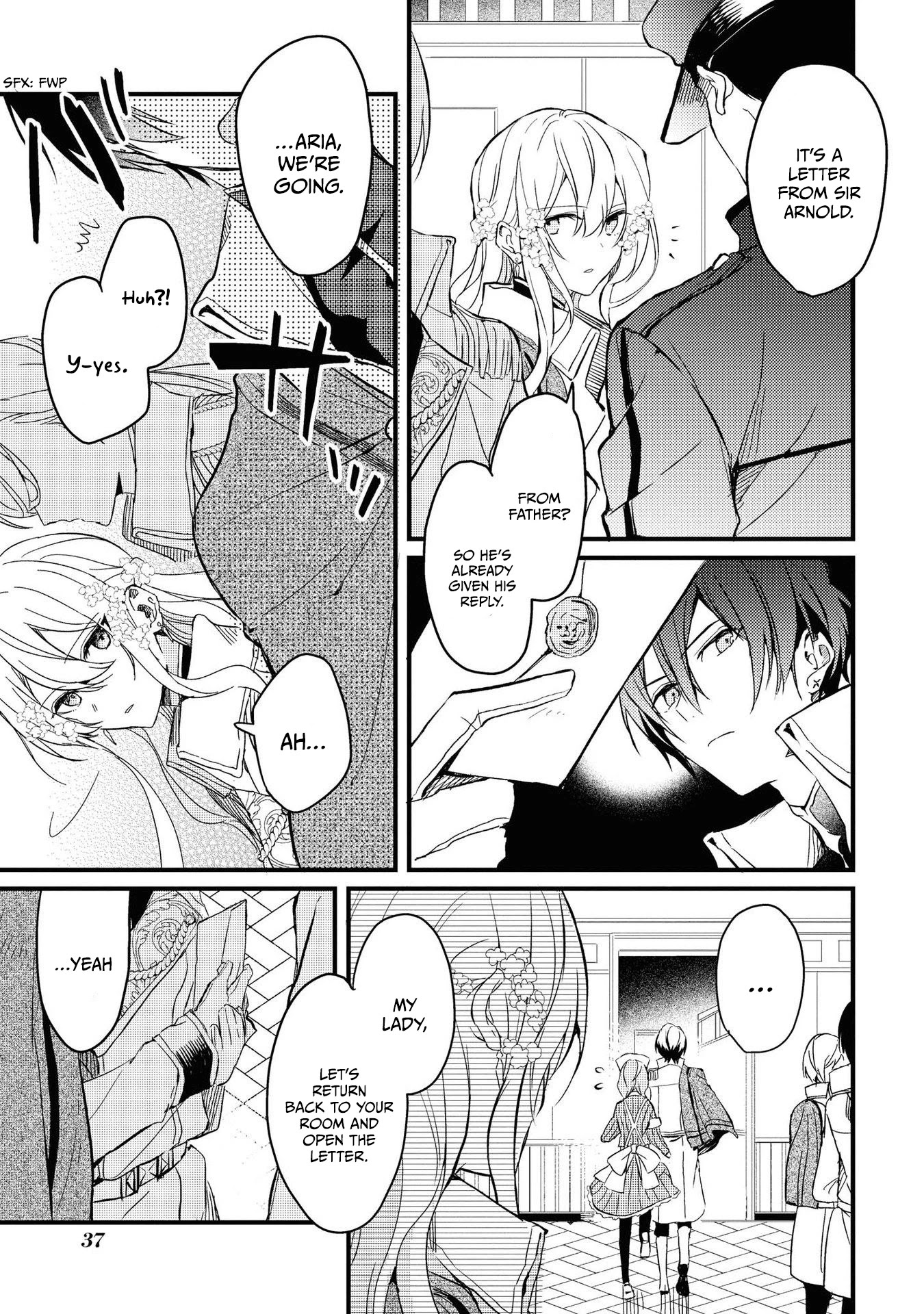 Though I May Be a Villainess, I'll Show You I Can Obtain Happiness! Chapter 4.2 page 7 - Vol.4 Chapter 2: The Kingdom's Most Feared Noble Lady Knight and a Tale Revolving Around her Sword, Fist, and Relationship Skills