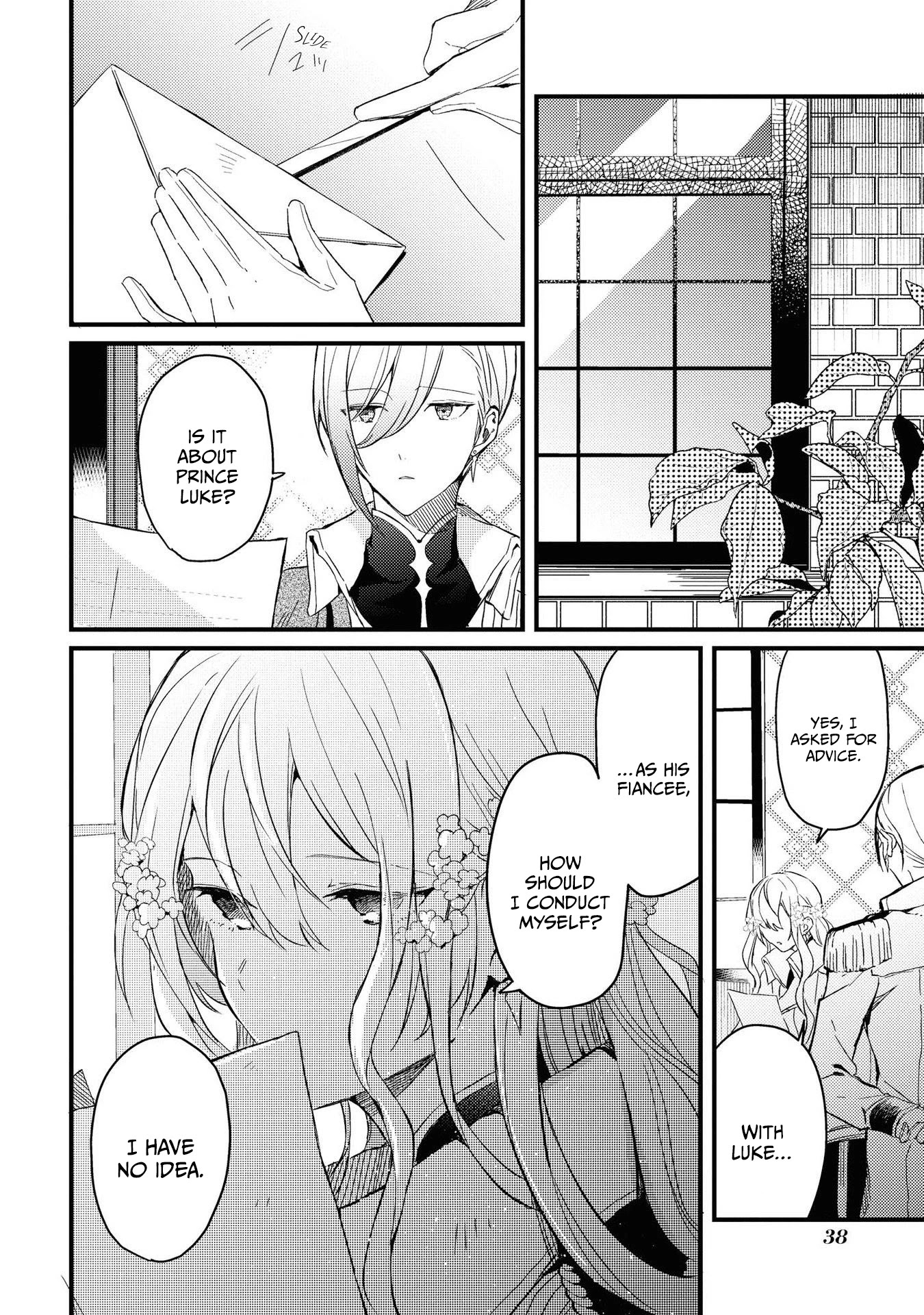 Though I May Be a Villainess, I'll Show You I Can Obtain Happiness! Chapter 4.2 page 8 - Vol.4 Chapter 2: The Kingdom's Most Feared Noble Lady Knight and a Tale Revolving Around her Sword, Fist, and Relationship Skills