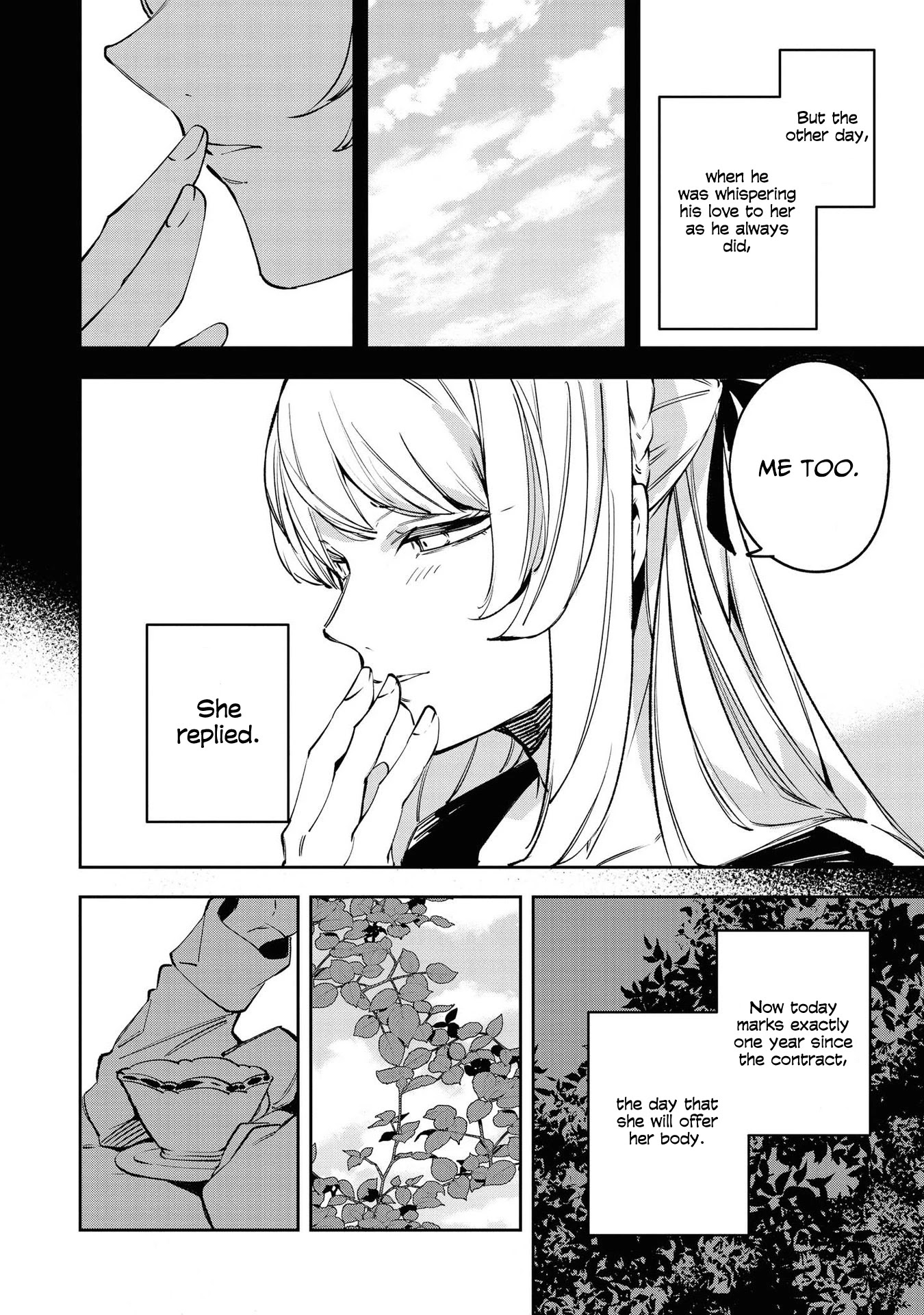 Though I May Be a Villainess, I'll Show You I Can Obtain Happiness! Chapter 4.3 page 28 - Vol.4 Chapter 3: A Story of Being Unable to Help Being in Love