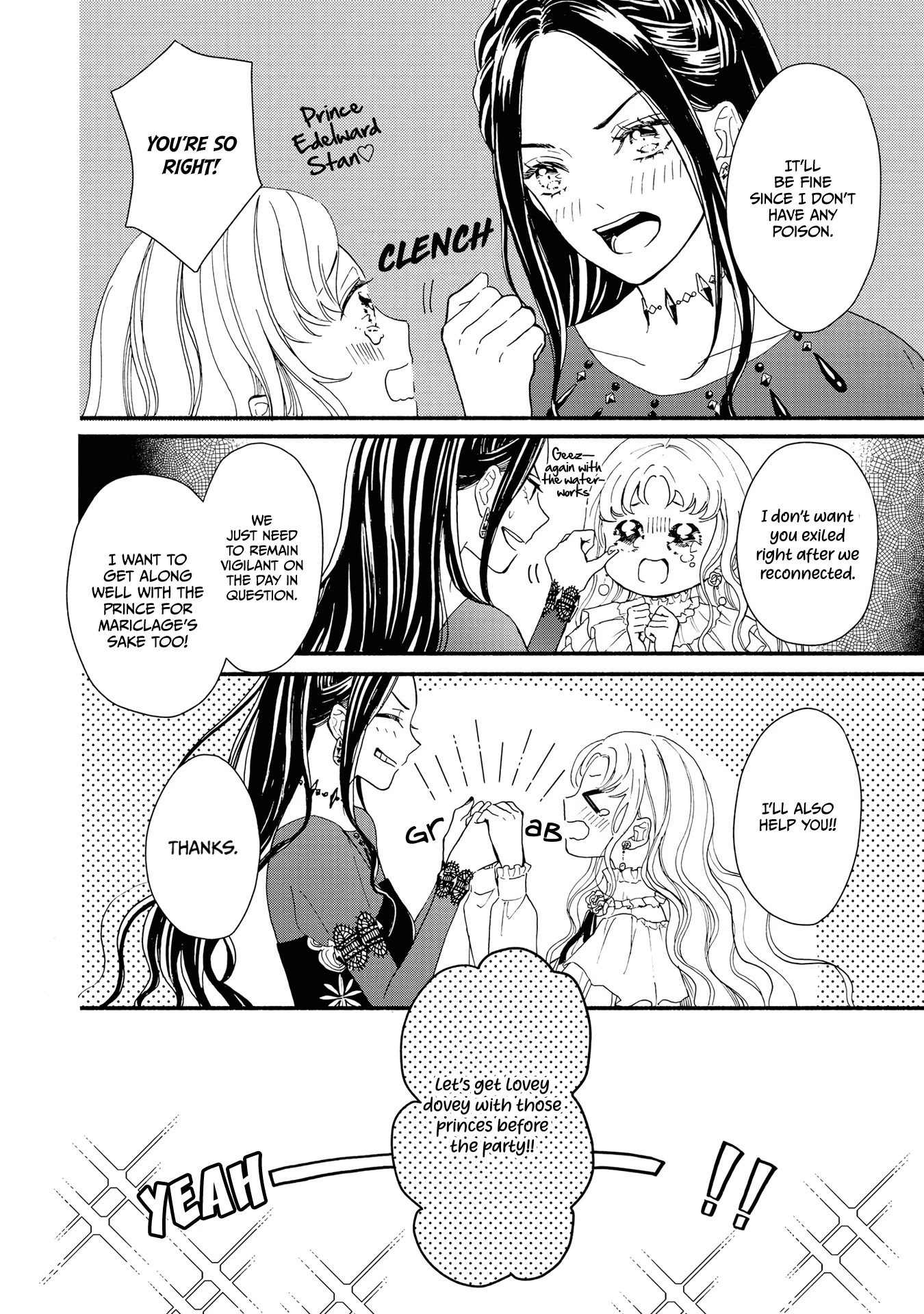 Though I May Be a Villainess, I'll Show You I Can Obtain Happiness! Chapter 4.4 page 10 - Vol.4 Chapter 4: The Reincarnated Noble Girls want to be Wedded to their Beloved