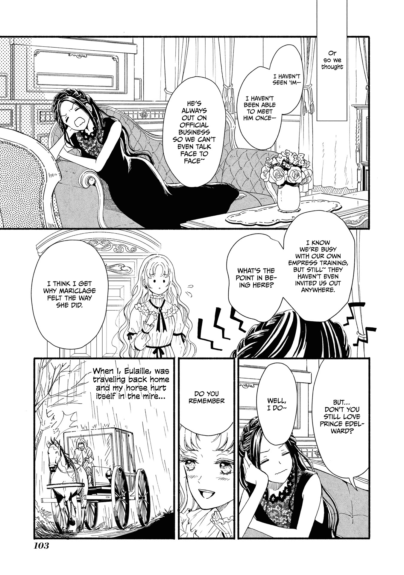 Though I May Be a Villainess, I'll Show You I Can Obtain Happiness! Chapter 4.4 page 11 - Vol.4 Chapter 4: The Reincarnated Noble Girls want to be Wedded to their Beloved