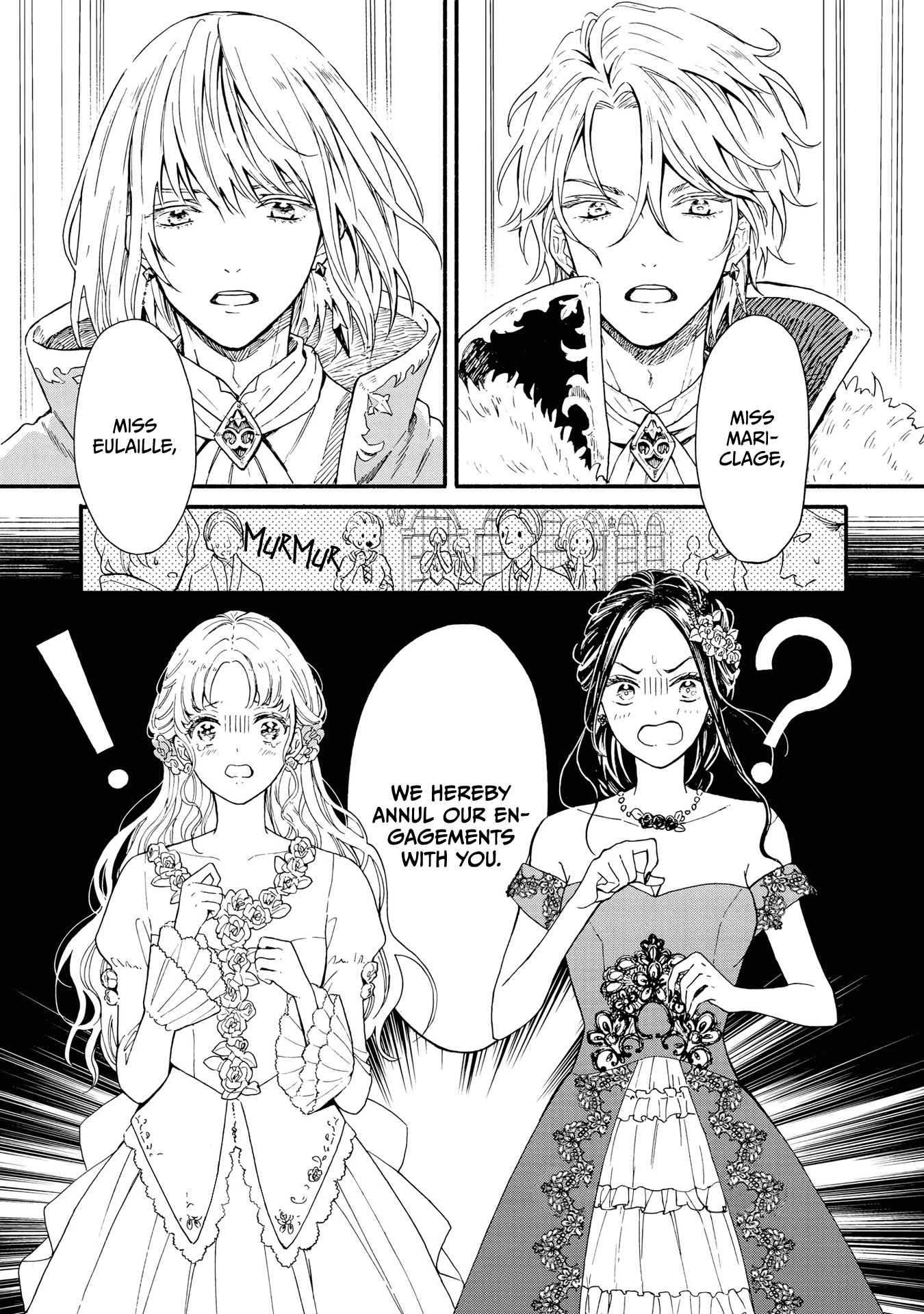 Though I May Be a Villainess, I'll Show You I Can Obtain Happiness! Chapter 4.4 page 3 - Vol.4 Chapter 4: The Reincarnated Noble Girls want to be Wedded to their Beloved