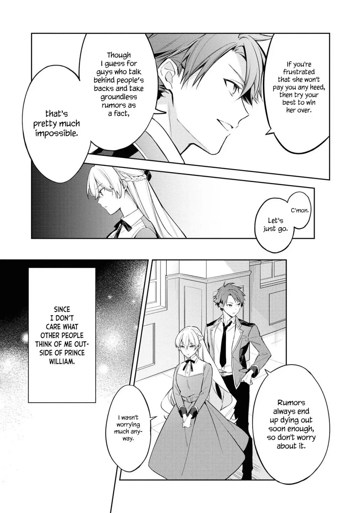 Though I May Be a Villainess, I'll Show You I Can Obtain Happiness! Chapter 5.1 page 14 - Vol.5 Chapter 1: The Turmoil Caused by the Misunderstanding of the Prince's and My Engagement being Called Off