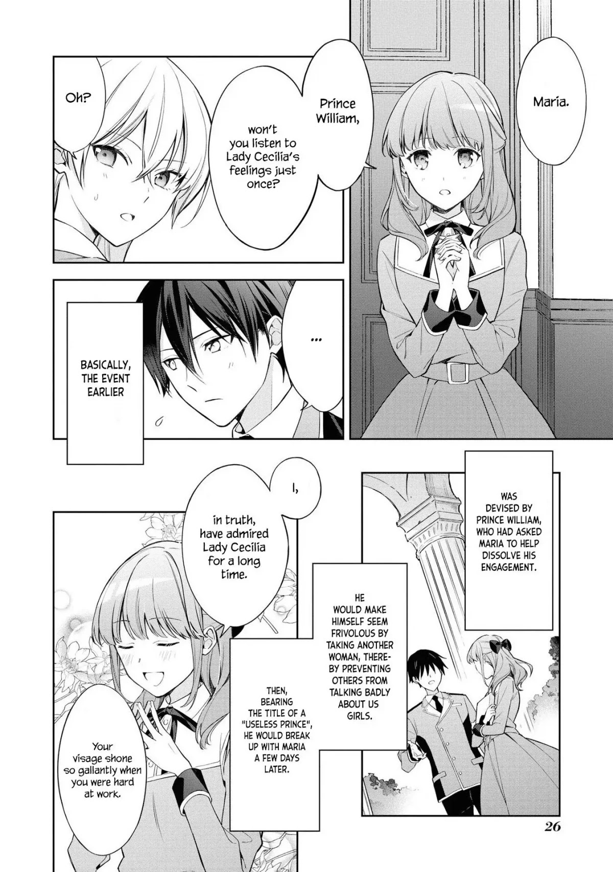 Though I May Be a Villainess, I'll Show You I Can Obtain Happiness! Chapter 5.1 page 27 - Vol.5 Chapter 1: The Turmoil Caused by the Misunderstanding of the Prince's and My Engagement being Called Off