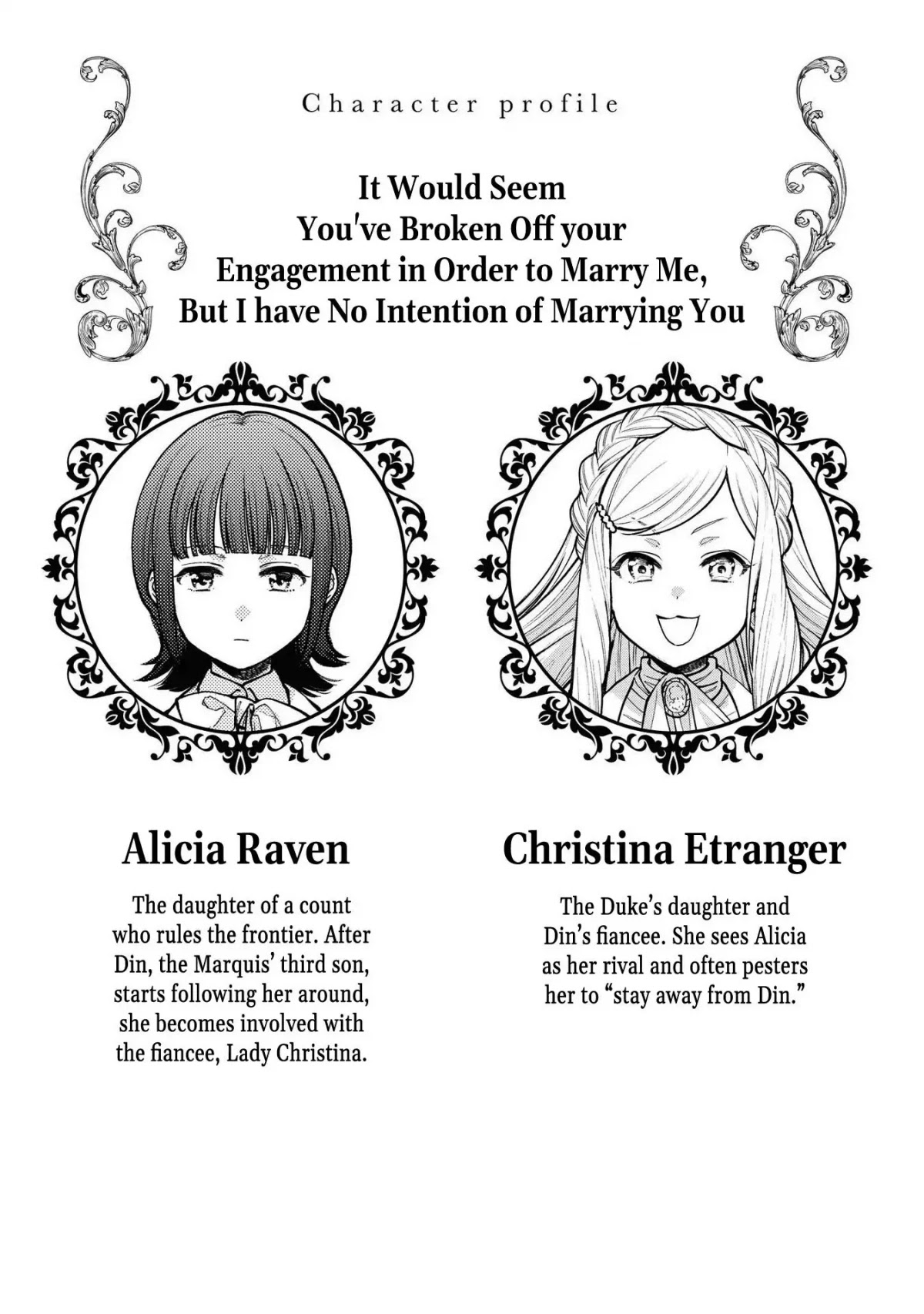 Though I May Be a Villainess, I'll Show You I Can Obtain Happiness! Chapter 5.2 page 2 - Vol.5 Chapter 2: It Would Seem You've Broken Off your Engagement in Order to Marry Me, But I have No Intention of Marrying You