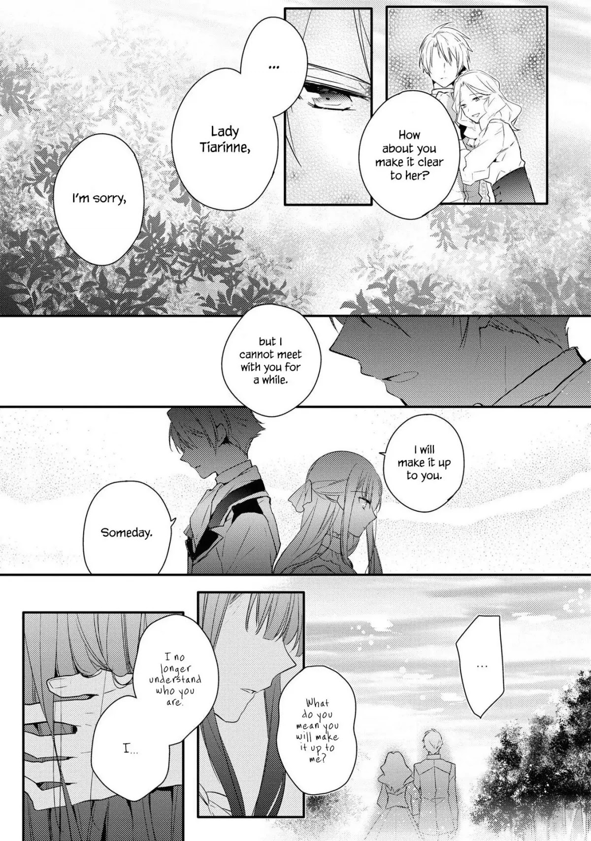 Though I May Be a Villainess, I'll Show You I Can Obtain Happiness! Chapter 5.3 page 13 - Vol.5 Chapter 3: The Melancholic Noble Girl Clad in a Jet-Black Dress