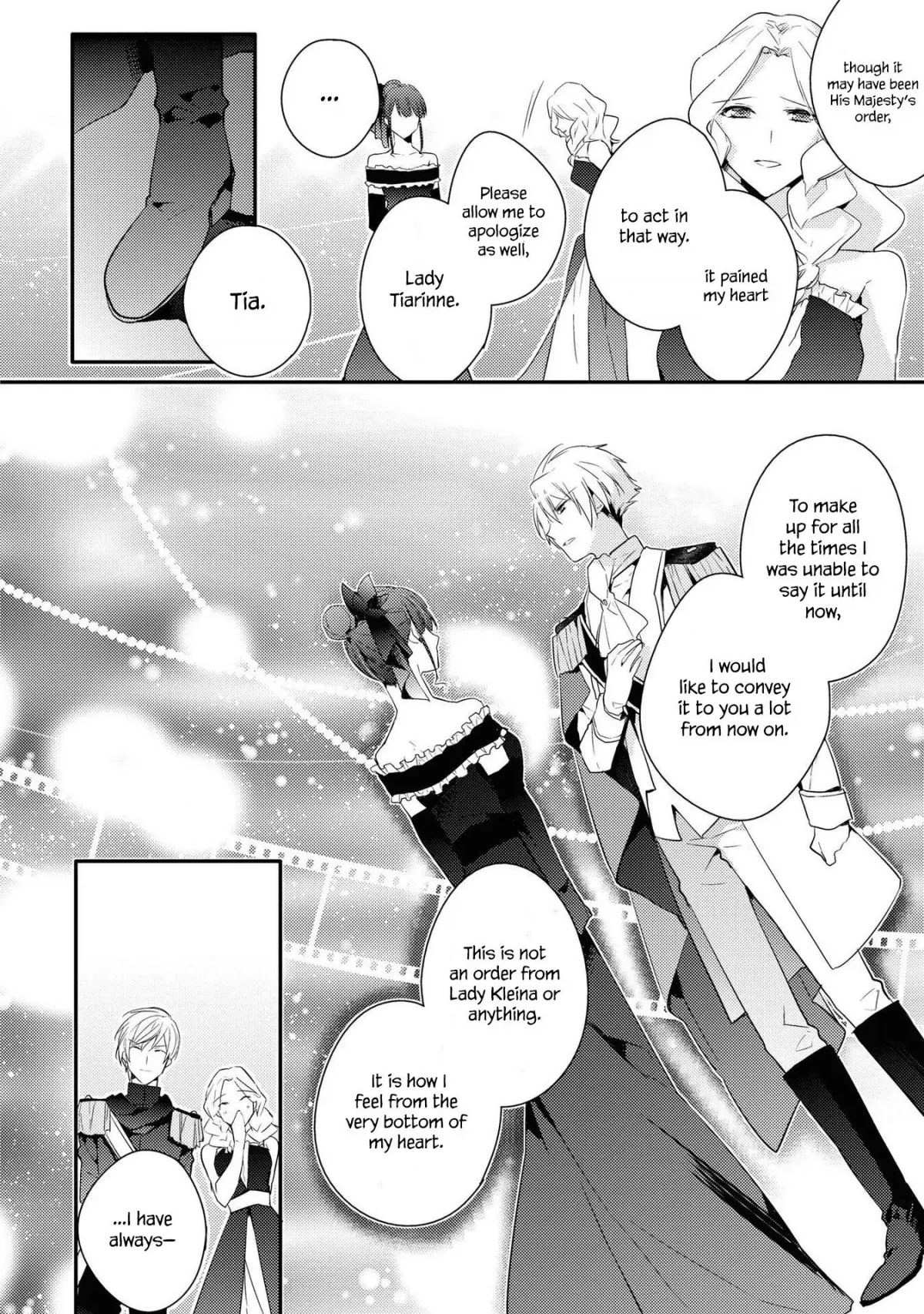 Though I May Be a Villainess, I'll Show You I Can Obtain Happiness! Chapter 5.3 page 20 - Vol.5 Chapter 3: The Melancholic Noble Girl Clad in a Jet-Black Dress