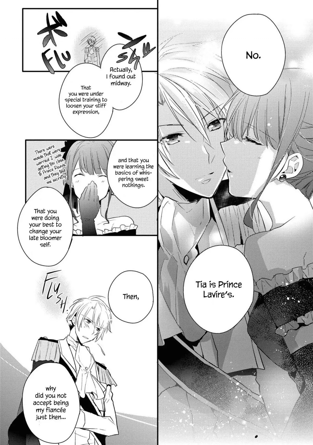 Though I May Be a Villainess, I'll Show You I Can Obtain Happiness! Chapter 5.3 page 24 - Vol.5 Chapter 3: The Melancholic Noble Girl Clad in a Jet-Black Dress