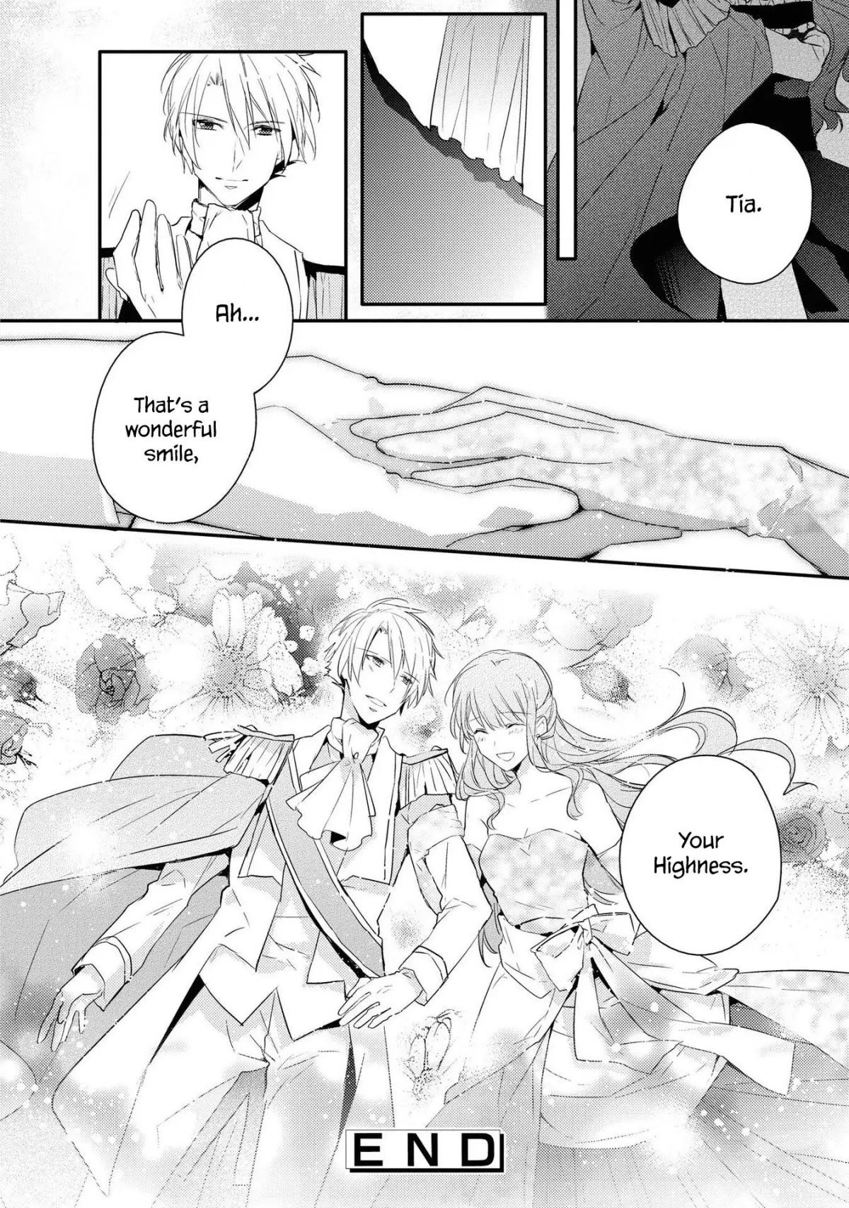 Though I May Be a Villainess, I'll Show You I Can Obtain Happiness! Chapter 5.3 page 26 - Vol.5 Chapter 3: The Melancholic Noble Girl Clad in a Jet-Black Dress