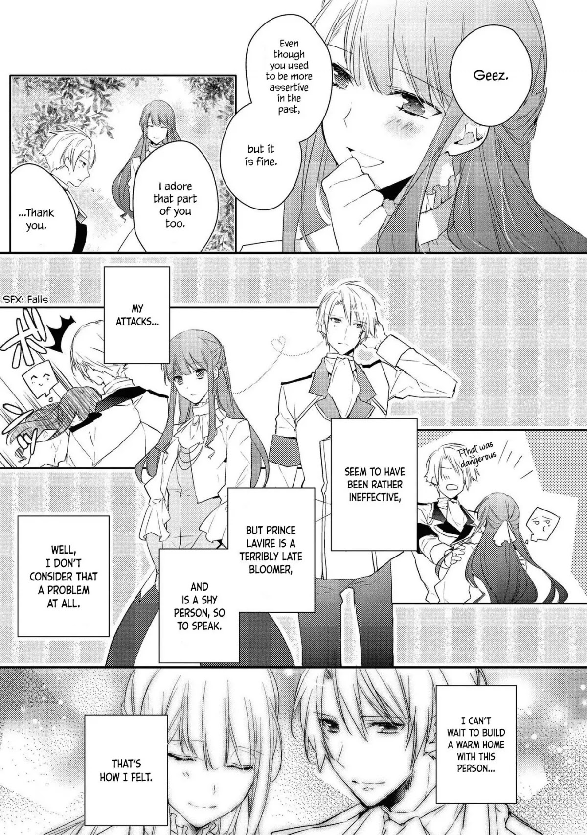 Though I May Be a Villainess, I'll Show You I Can Obtain Happiness! Chapter 5.3 page 5 - Vol.5 Chapter 3: The Melancholic Noble Girl Clad in a Jet-Black Dress