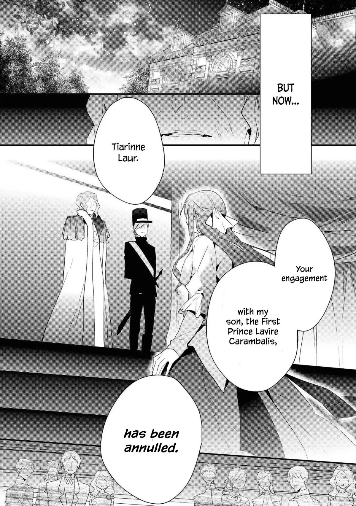 Though I May Be a Villainess, I'll Show You I Can Obtain Happiness! Chapter 5.3 page 6 - Vol.5 Chapter 3: The Melancholic Noble Girl Clad in a Jet-Black Dress