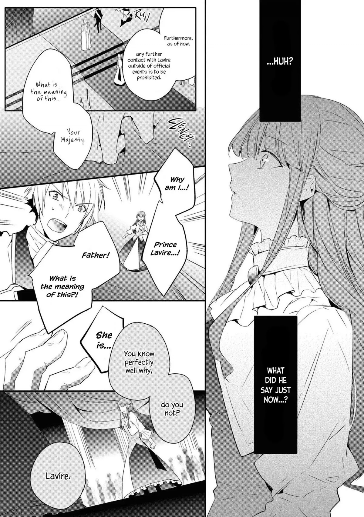 Though I May Be a Villainess, I'll Show You I Can Obtain Happiness! Chapter 5.3 page 7 - Vol.5 Chapter 3: The Melancholic Noble Girl Clad in a Jet-Black Dress