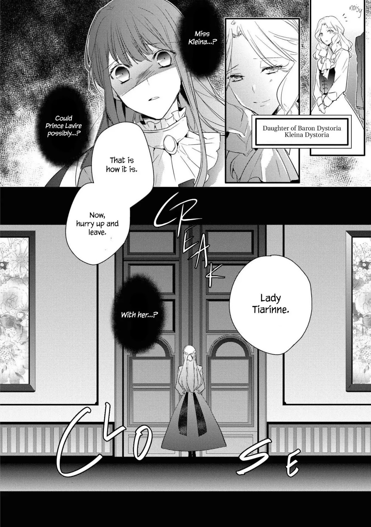 Though I May Be a Villainess, I'll Show You I Can Obtain Happiness! Chapter 5.3 page 8 - Vol.5 Chapter 3: The Melancholic Noble Girl Clad in a Jet-Black Dress