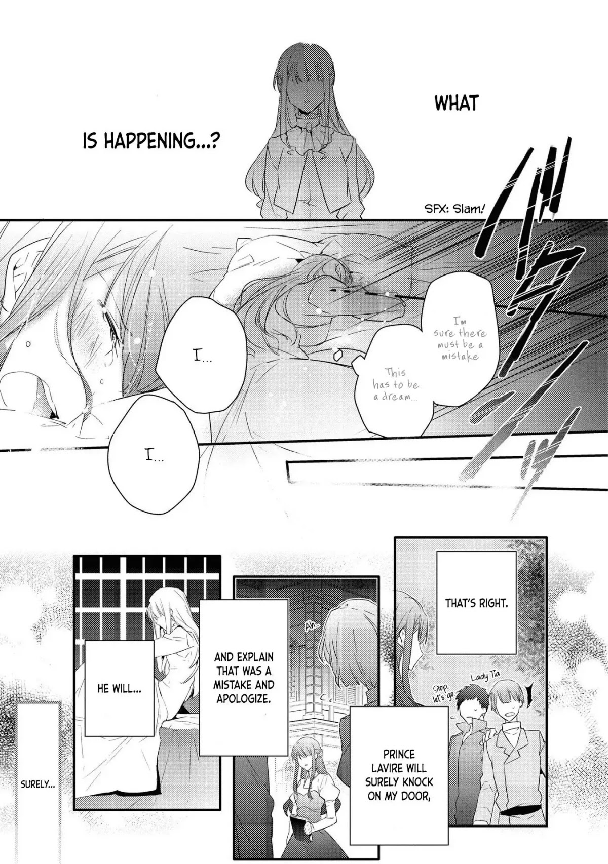 Though I May Be a Villainess, I'll Show You I Can Obtain Happiness! Chapter 5.3 page 9 - Vol.5 Chapter 3: The Melancholic Noble Girl Clad in a Jet-Black Dress