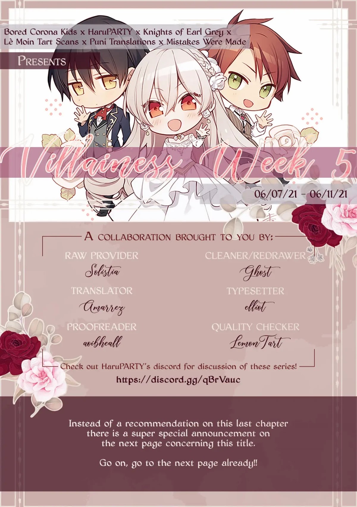 Though I May Be a Villainess, I'll Show You I Can Obtain Happiness! Chapter 5.5 page 33 - Vol.5 Chapter 5: Shall We Lay Waste to the Flowery Path of Evil?