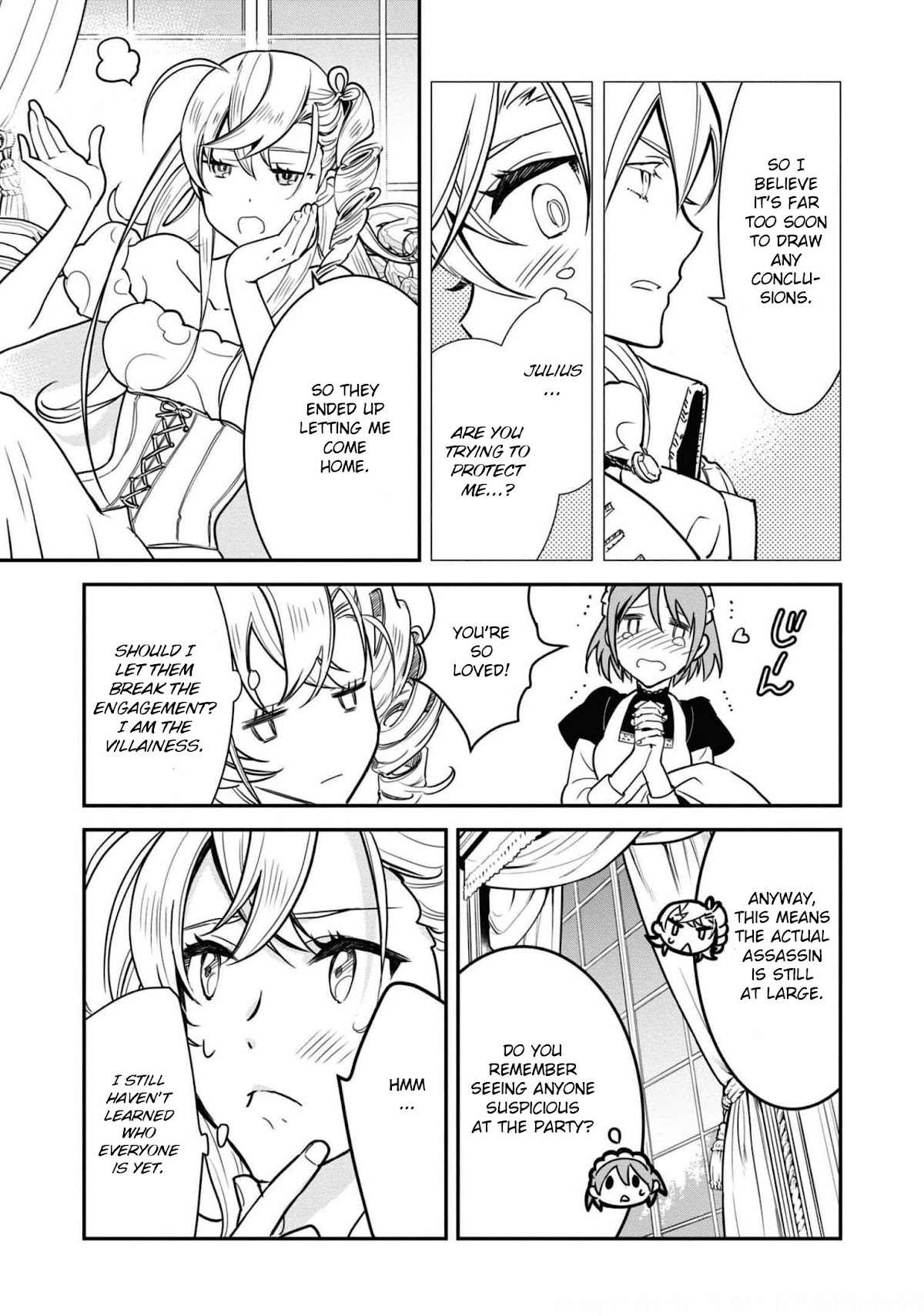 Though I May Be a Villainess, I'll Show You I Can Obtain Happiness! Chapter 6.1 page 18 - Vol.6 Chapter 1: I'm a Survival Gamer Reincarnated into an Otome Game