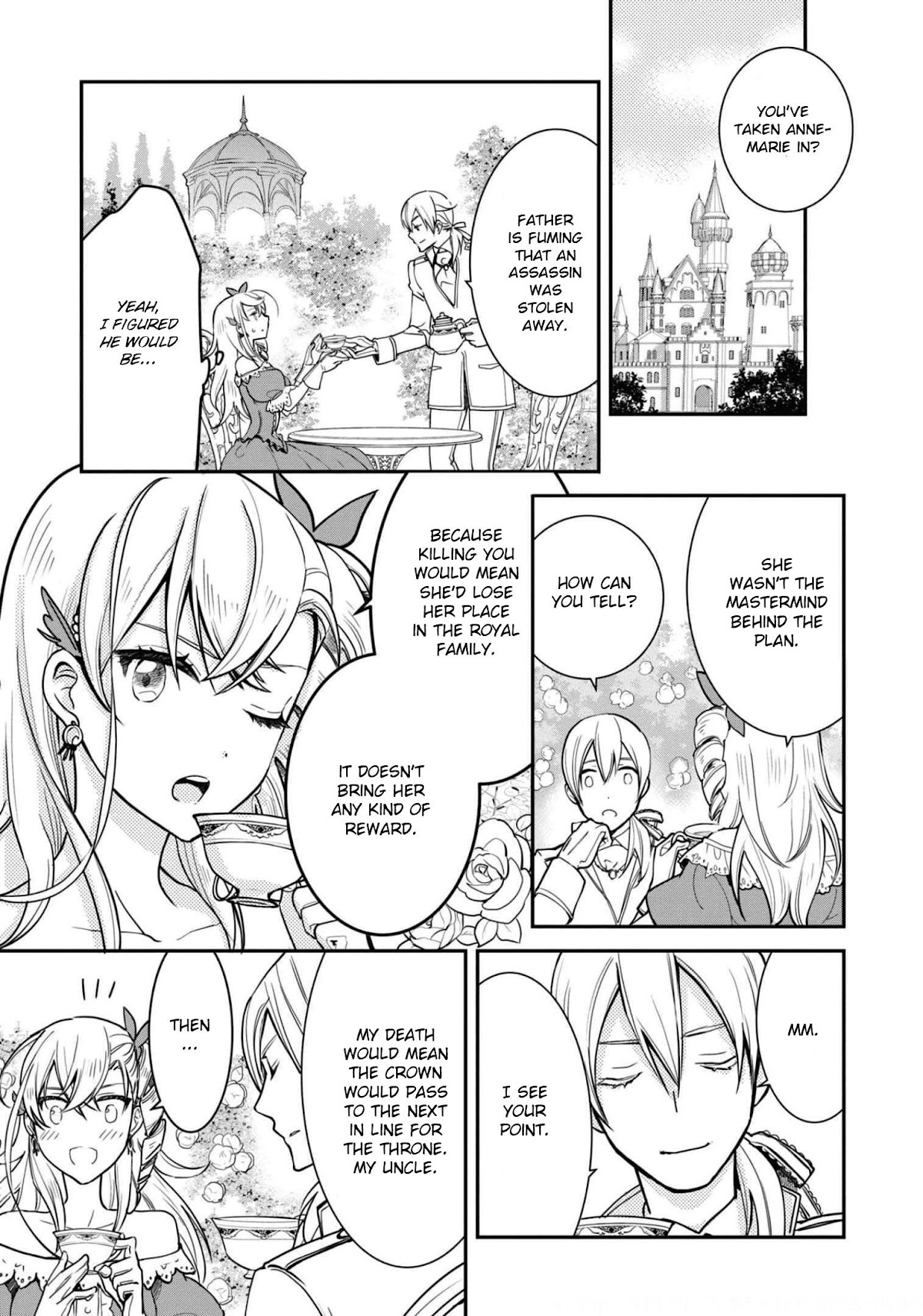 Though I May Be a Villainess, I'll Show You I Can Obtain Happiness! Chapter 6.1 page 32 - Vol.6 Chapter 1: I'm a Survival Gamer Reincarnated into an Otome Game