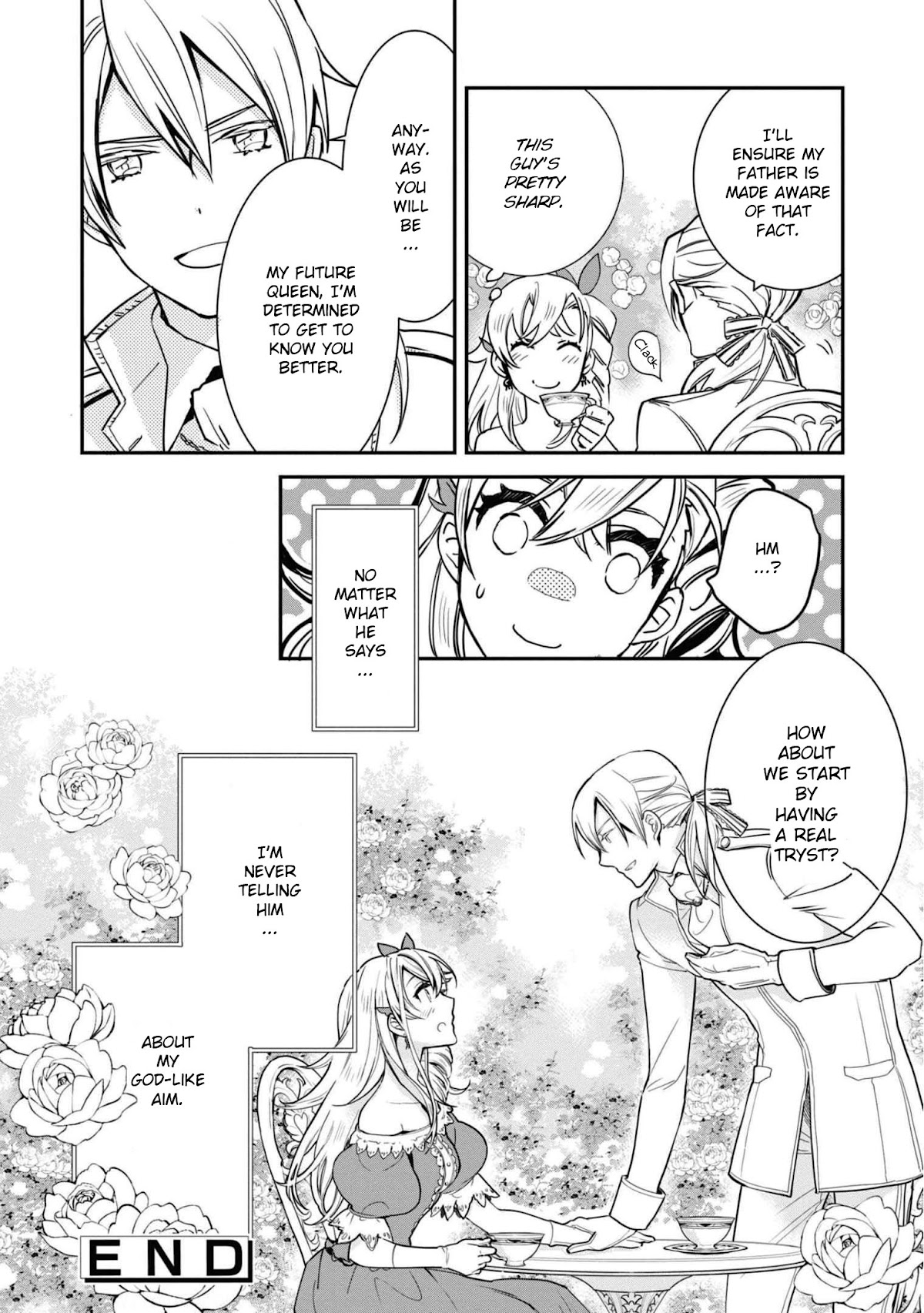 Though I May Be a Villainess, I'll Show You I Can Obtain Happiness! Chapter 6.1 page 33 - Vol.6 Chapter 1: I'm a Survival Gamer Reincarnated into an Otome Game