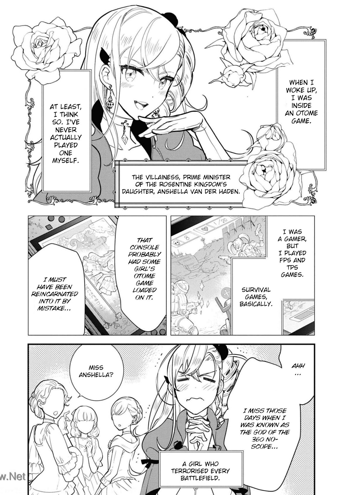 Though I May Be a Villainess, I'll Show You I Can Obtain Happiness! Chapter 6.1 page 9 - Vol.6 Chapter 1: I'm a Survival Gamer Reincarnated into an Otome Game