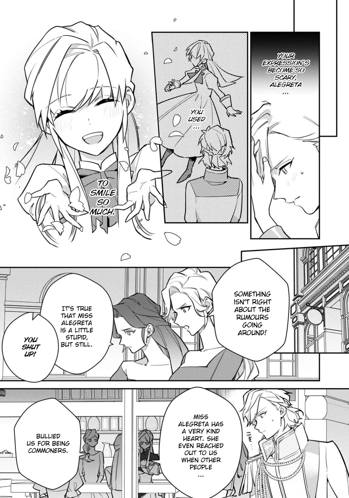 Though I May Be a Villainess, I'll Show You I Can Obtain Happiness! Chapter 6.5 page 12 - Vol.6 Chapter 5: Villainess gets Dumped, Doesn't Care, Lives Happily Ever After with her Super Masochistic Childhood Friend