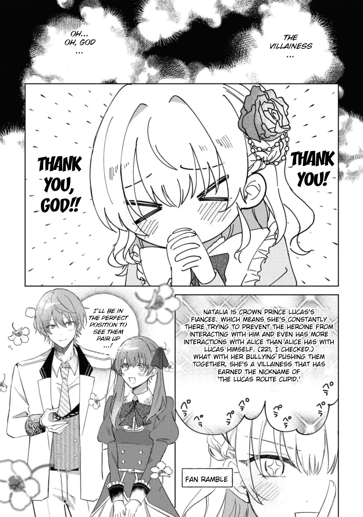Though I May Be a Villainess, I'll Show You I Can Obtain Happiness! Chapter 7.1 page 10 - Vol.7 Chapter 1: Villainess will Happily Break Her Engagement for Her OTP