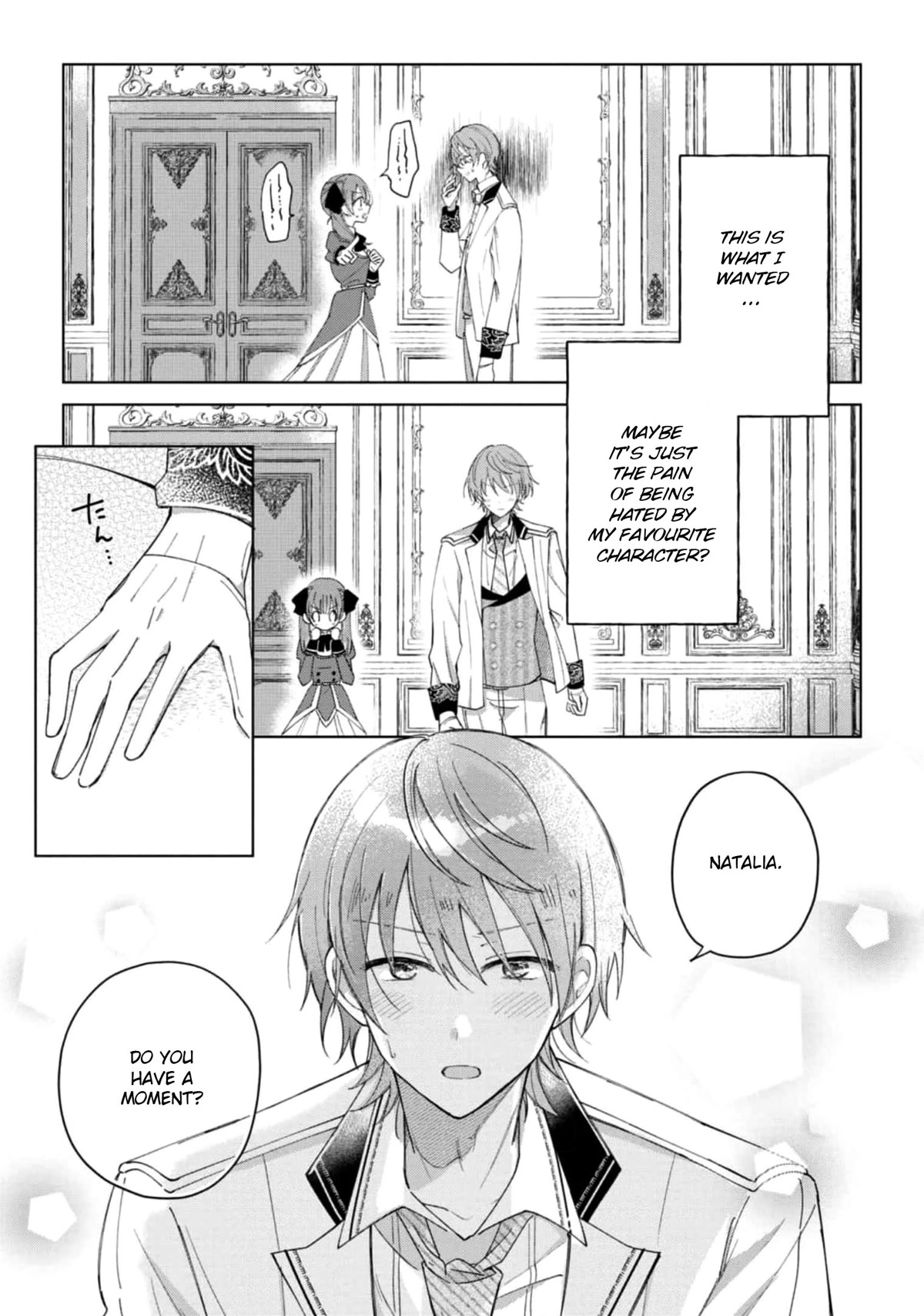 Though I May Be a Villainess, I'll Show You I Can Obtain Happiness! Chapter 7.1 page 28 - Vol.7 Chapter 1: Villainess will Happily Break Her Engagement for Her OTP