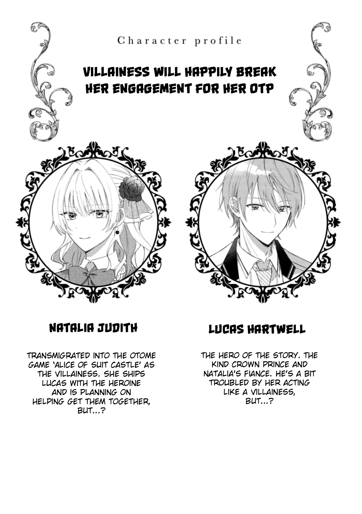 Though I May Be a Villainess, I'll Show You I Can Obtain Happiness! Chapter 7.1 page 5 - Vol.7 Chapter 1: Villainess will Happily Break Her Engagement for Her OTP