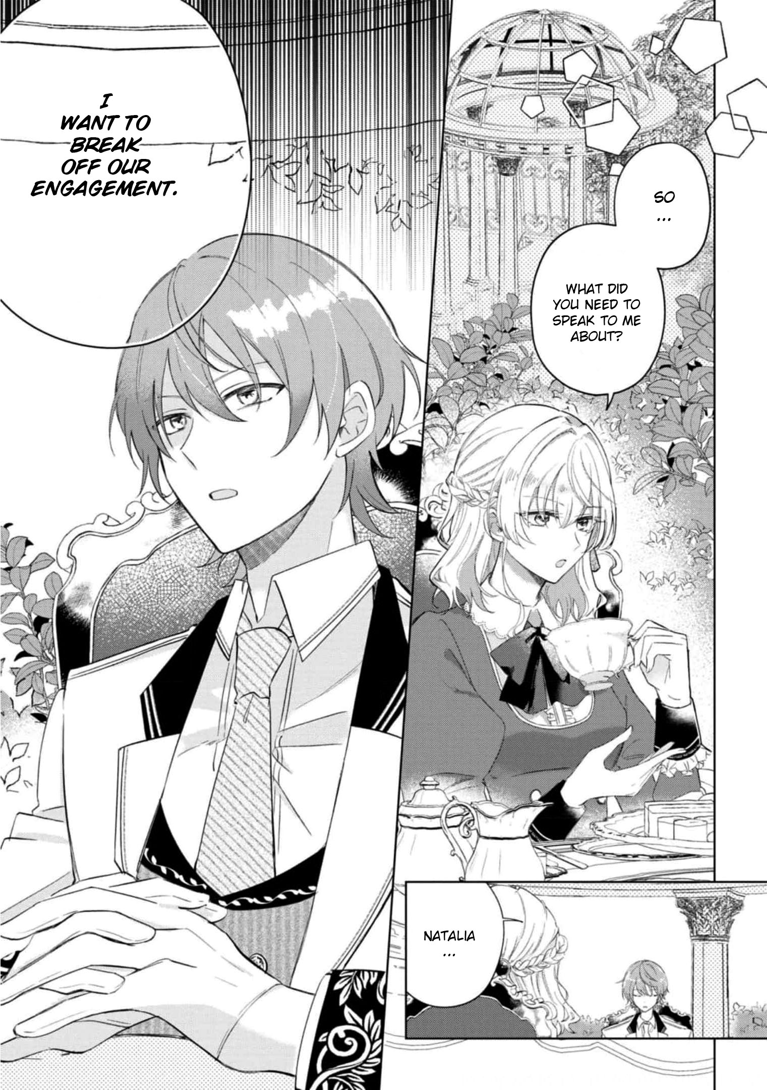 Though I May Be a Villainess, I'll Show You I Can Obtain Happiness! Chapter 7.1 page 6 - Vol.7 Chapter 1: Villainess will Happily Break Her Engagement for Her OTP