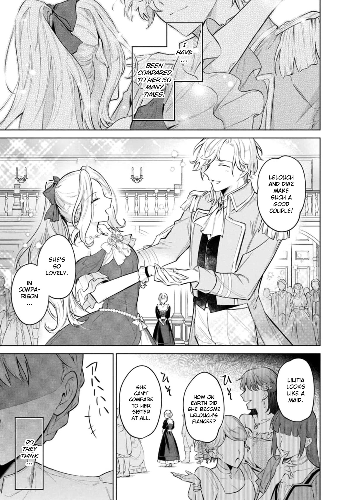 Though I May Be a Villainess, I'll Show You I Can Obtain Happiness! Chapter 7.2 page 3 - Vol.7 Chapter 2: Villainess Becomes a Bad Girl to Become Happy