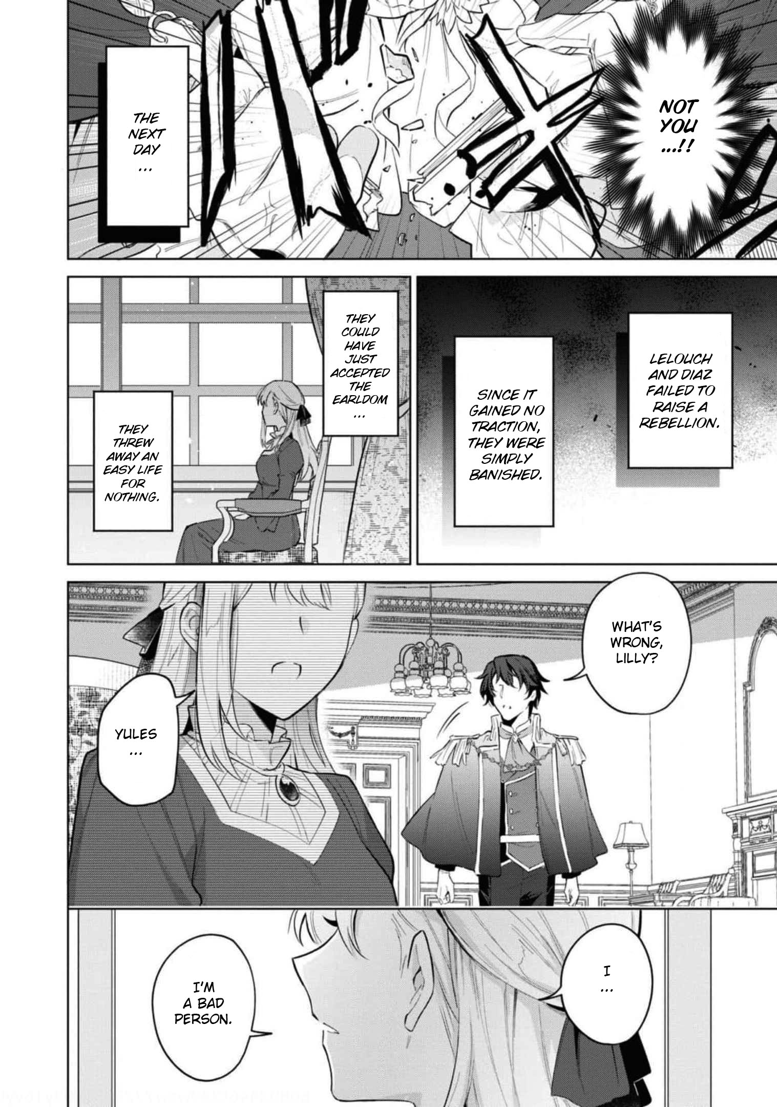 Though I May Be a Villainess, I'll Show You I Can Obtain Happiness! Chapter 7.2 page 31 - Vol.7 Chapter 2: Villainess Becomes a Bad Girl to Become Happy