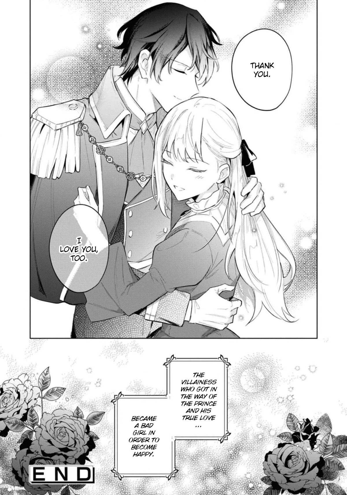 Though I May Be a Villainess, I'll Show You I Can Obtain Happiness! Chapter 7.2 page 34 - Vol.7 Chapter 2: Villainess Becomes a Bad Girl to Become Happy