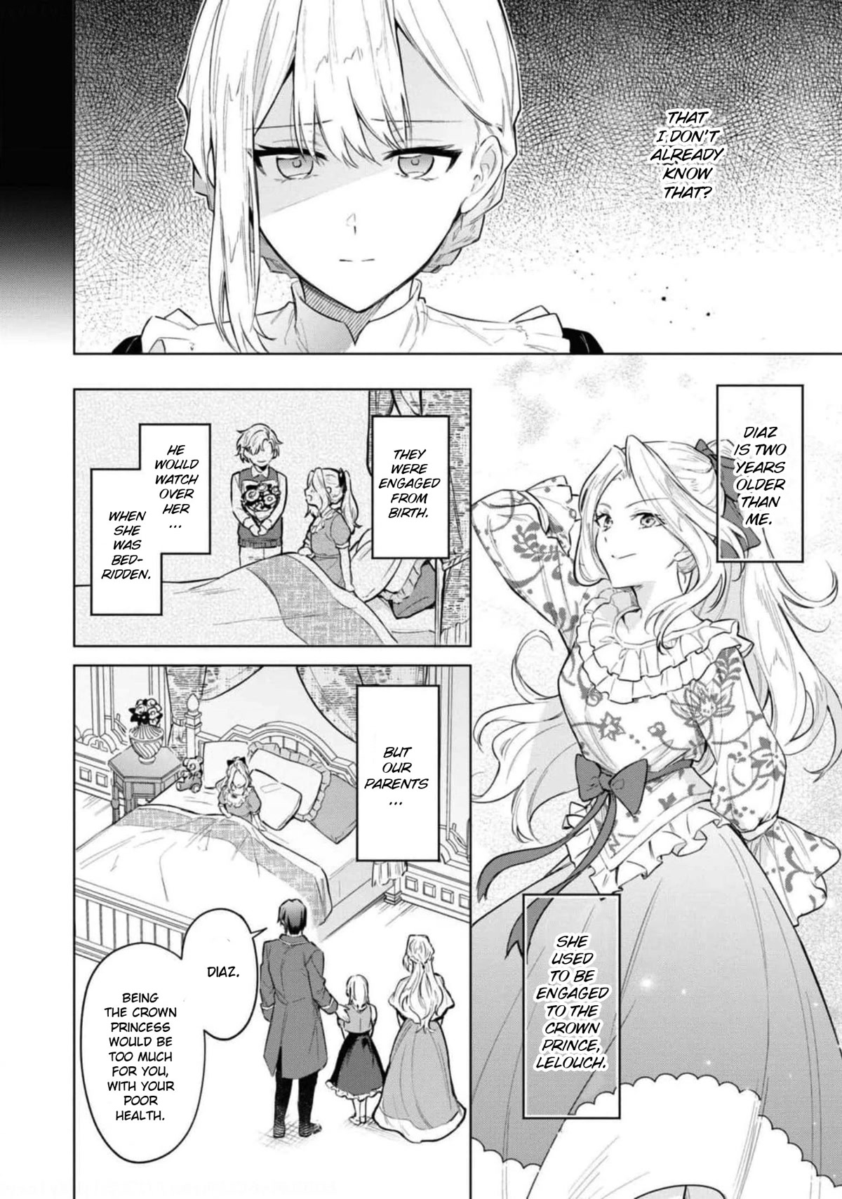 Though I May Be a Villainess, I'll Show You I Can Obtain Happiness! Chapter 7.2 page 4 - Vol.7 Chapter 2: Villainess Becomes a Bad Girl to Become Happy