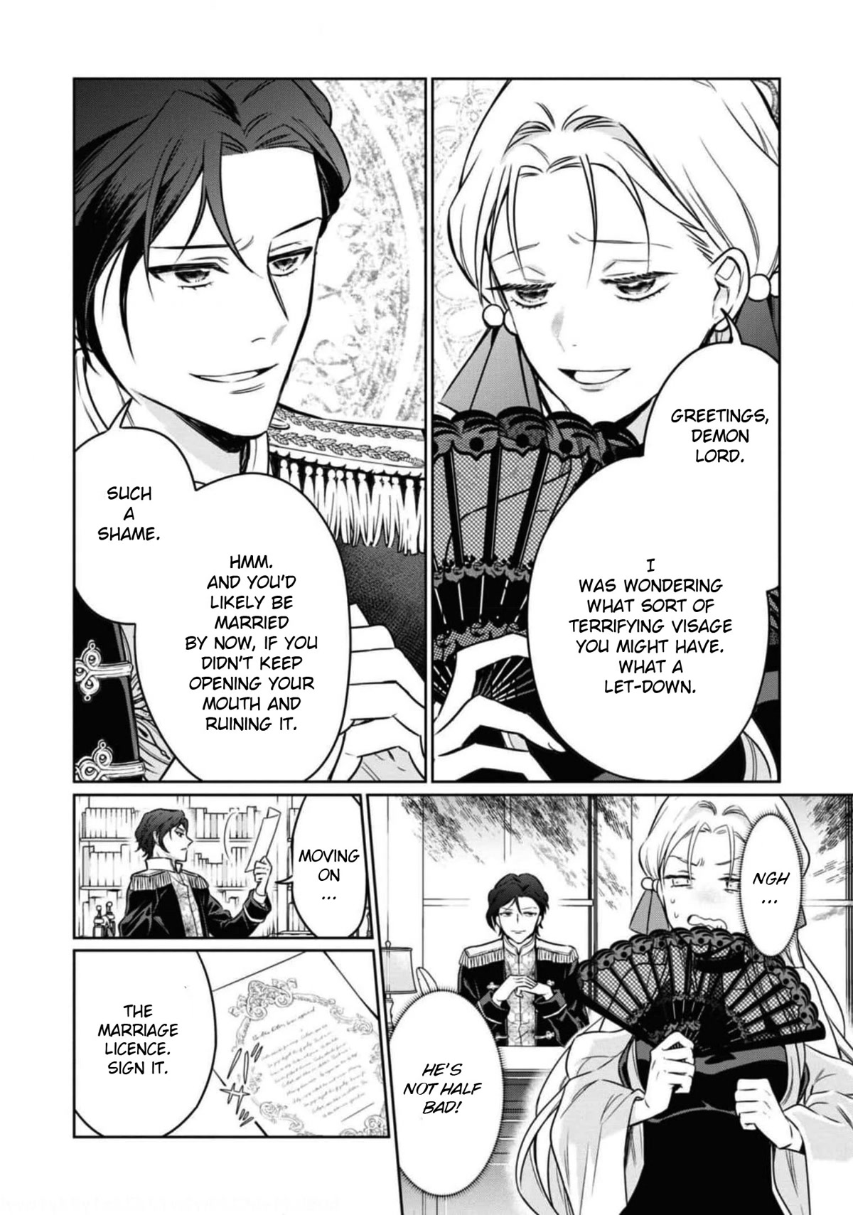 Though I May Be a Villainess, I'll Show You I Can Obtain Happiness! Chapter 7.4 page 6 - Vol.7 Chapter 4: Fake Villainess Marries the Rumoured Demon Lord