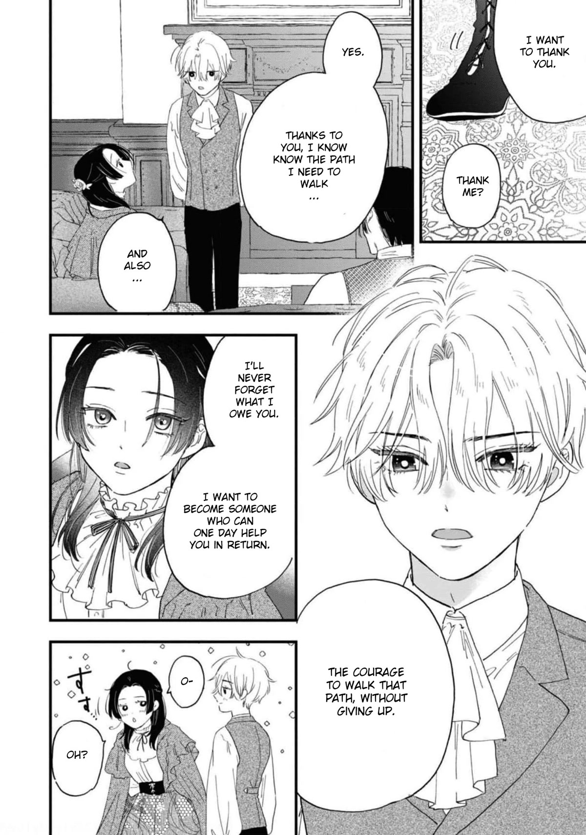 Though I May Be a Villainess, I'll Show You I Can Obtain Happiness! Chapter 7.5 page 24 - Vol.7 Chapter 5: Villainess Slated for Execution Dreams of a Prince to Save Her