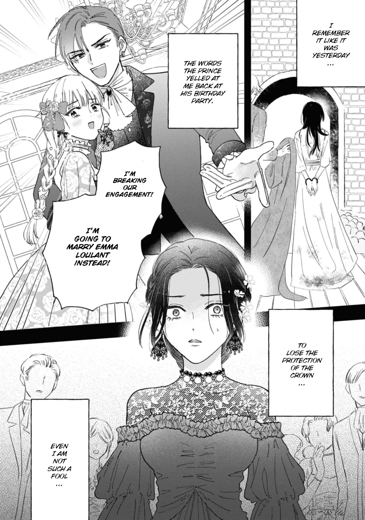 Though I May Be a Villainess, I'll Show You I Can Obtain Happiness! Chapter 7.5 page 4 - Vol.7 Chapter 5: Villainess Slated for Execution Dreams of a Prince to Save Her