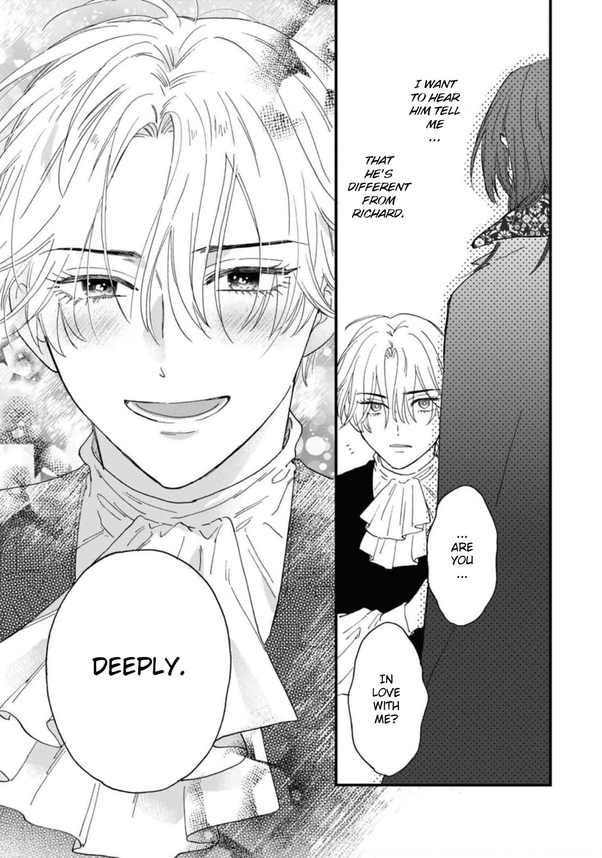 Though I May Be a Villainess, I'll Show You I Can Obtain Happiness! Chapter 7.5 page 43 - Vol.7 Chapter 5: Villainess Slated for Execution Dreams of a Prince to Save Her