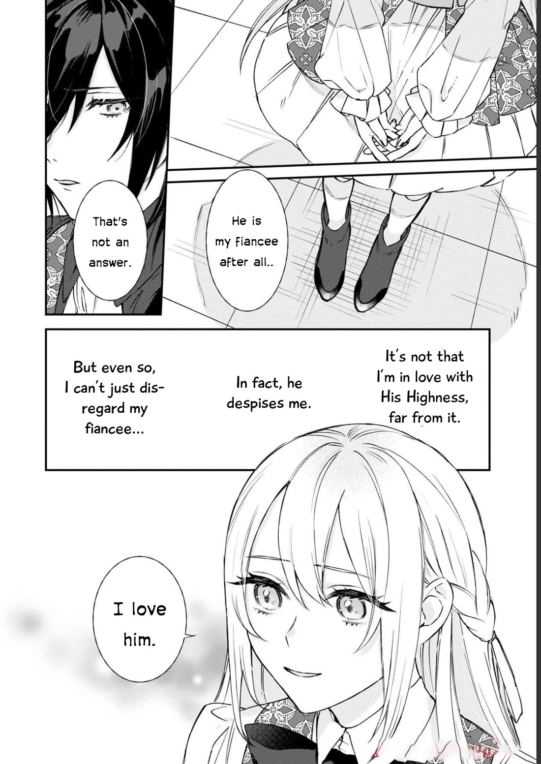 Though I May Be a Villainess, I'll Show You I Can Obtain Happiness! Chapter 8.3 page 10 - Vol.8 Chapter 3: The Only Person Who Believed In Me Was My Childhood Friend