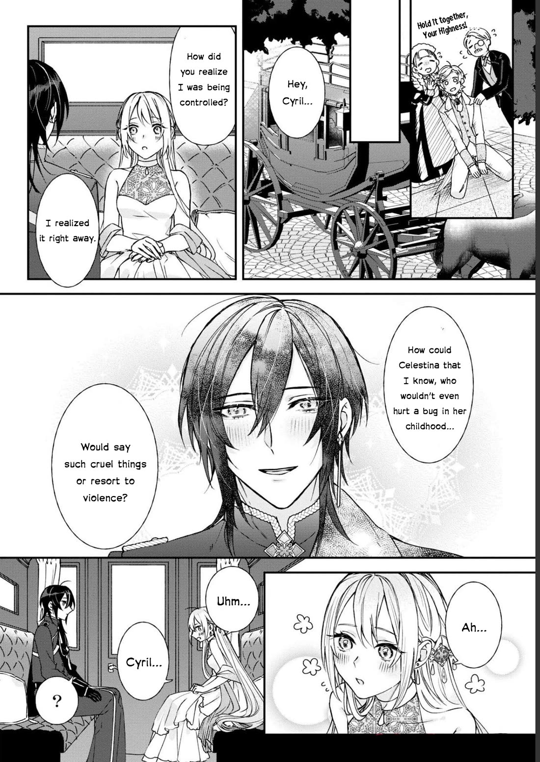 Though I May Be a Villainess, I'll Show You I Can Obtain Happiness! Chapter 8.3 page 28 - Vol.8 Chapter 3: The Only Person Who Believed In Me Was My Childhood Friend