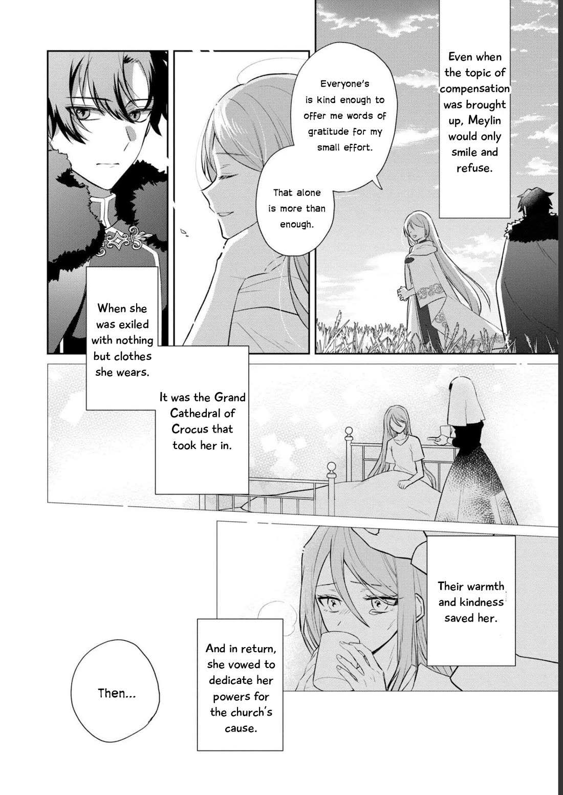 Though I May Be a Villainess, I'll Show You I Can Obtain Happiness! Chapter 8.5 page 24 - Vol.8 Chapter 5: The Goddess Want Me To Do It