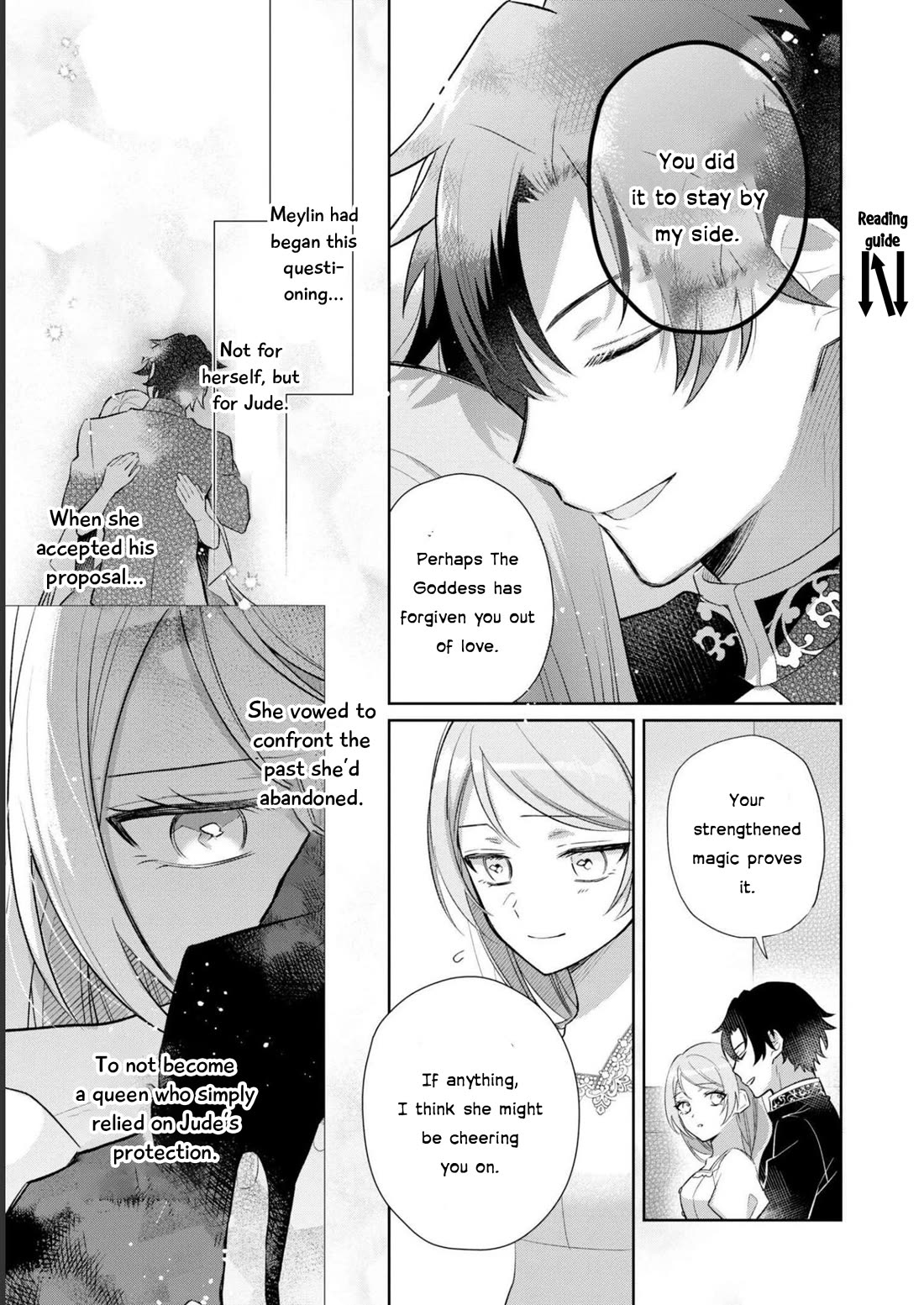 Though I May Be a Villainess, I'll Show You I Can Obtain Happiness! Chapter 8.5 page 31 - Vol.8 Chapter 5: The Goddess Want Me To Do It