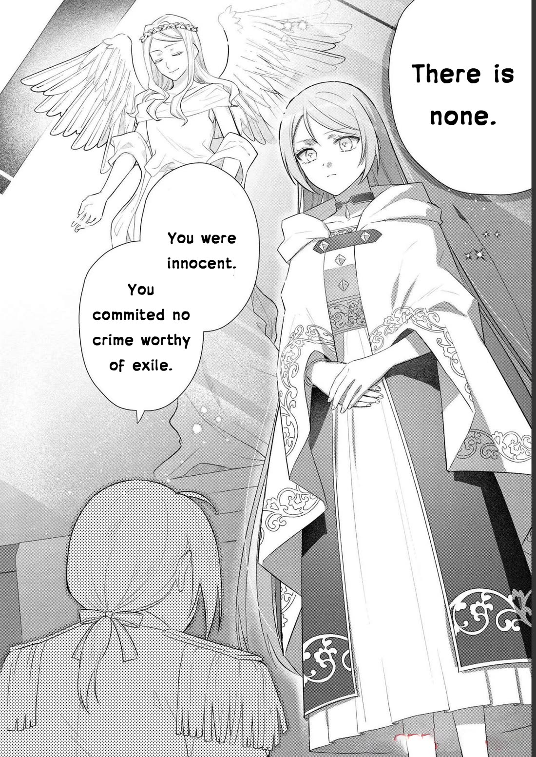 Though I May Be a Villainess, I'll Show You I Can Obtain Happiness! Chapter 8.5 page 34 - Vol.8 Chapter 5: The Goddess Want Me To Do It
