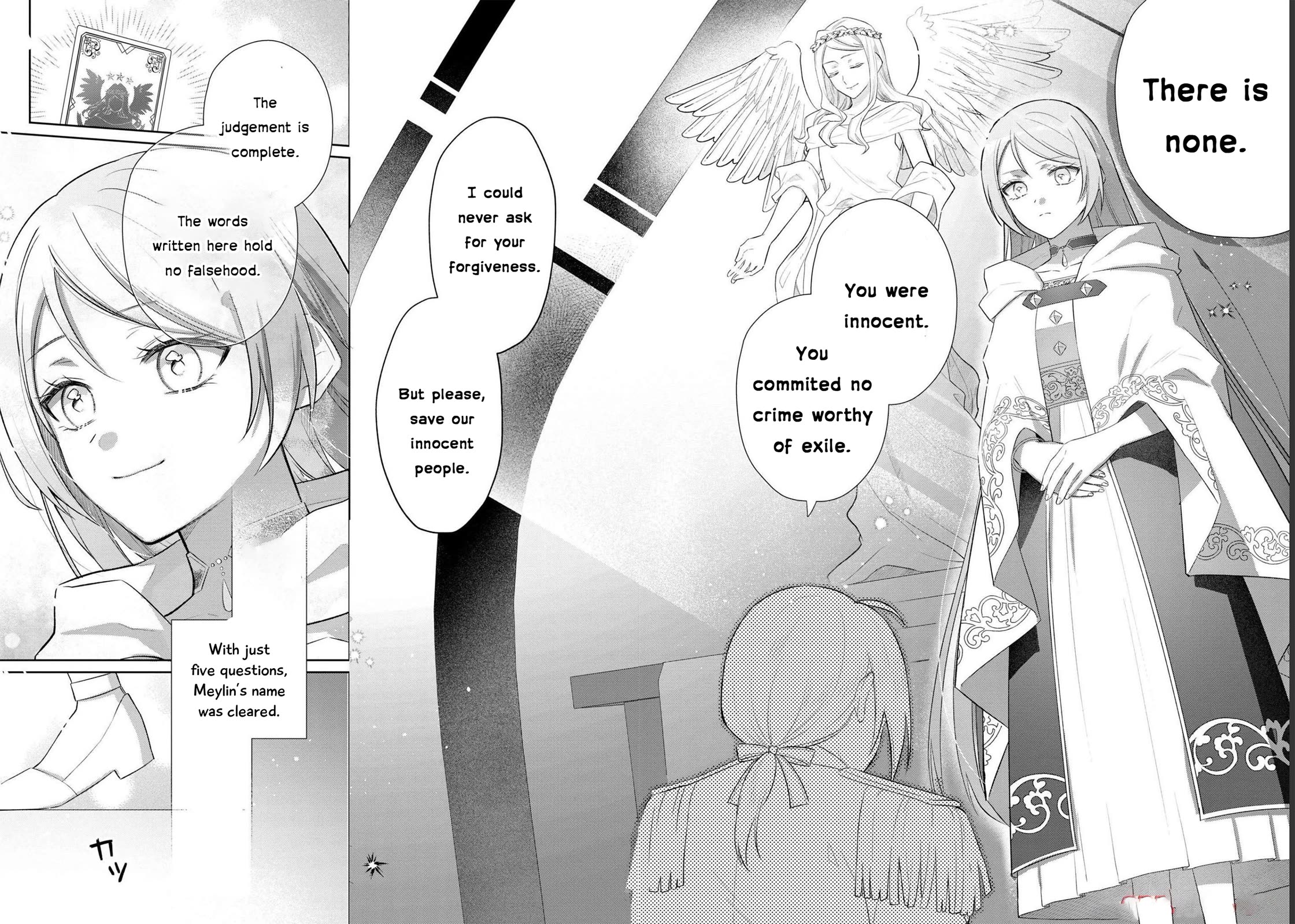 Though I May Be a Villainess, I'll Show You I Can Obtain Happiness! Chapter 8.5 page 36 - Vol.8 Chapter 5: The Goddess Want Me To Do It