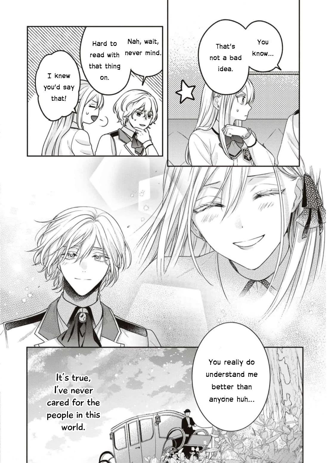 Though I May Be a Villainess, I'll Show You I Can Obtain Happiness! Chapter 9.1 page 35 - Vol.9 Chapter 1: Cruel Villainess, Do Not Touch