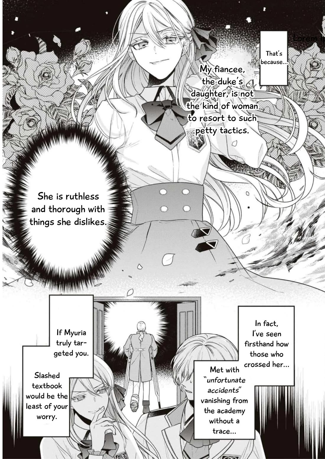 Though I May Be a Villainess, I'll Show You I Can Obtain Happiness! Chapter 9.1 page 8 - Vol.9 Chapter 1: Cruel Villainess, Do Not Touch