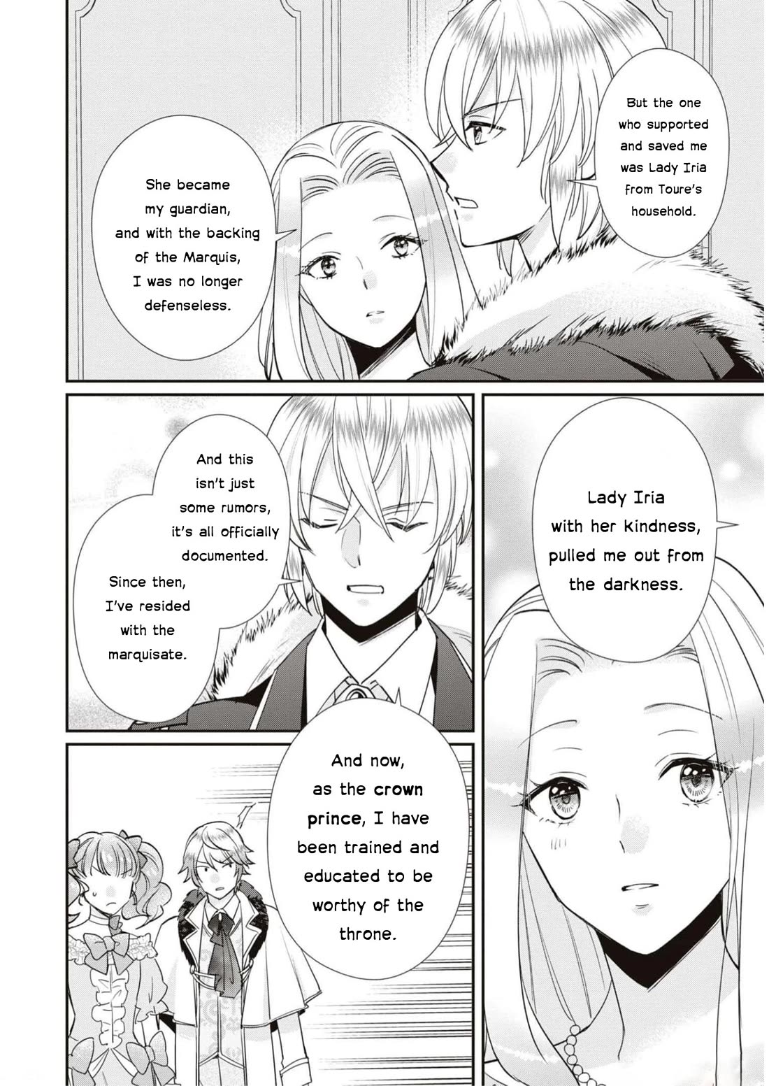 Though I May Be a Villainess, I'll Show You I Can Obtain Happiness! Chapter 9.5 page 22 - Vol.9 Chapter 5: The Gentle Jewel Princess' No Damage Engagement Cancelation Turmoil.