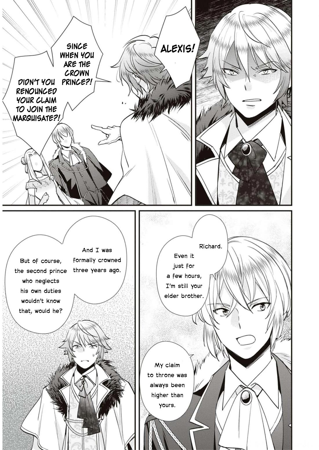 Though I May Be a Villainess, I'll Show You I Can Obtain Happiness! Chapter 9.5 page 25 - Vol.9 Chapter 5: The Gentle Jewel Princess' No Damage Engagement Cancelation Turmoil.