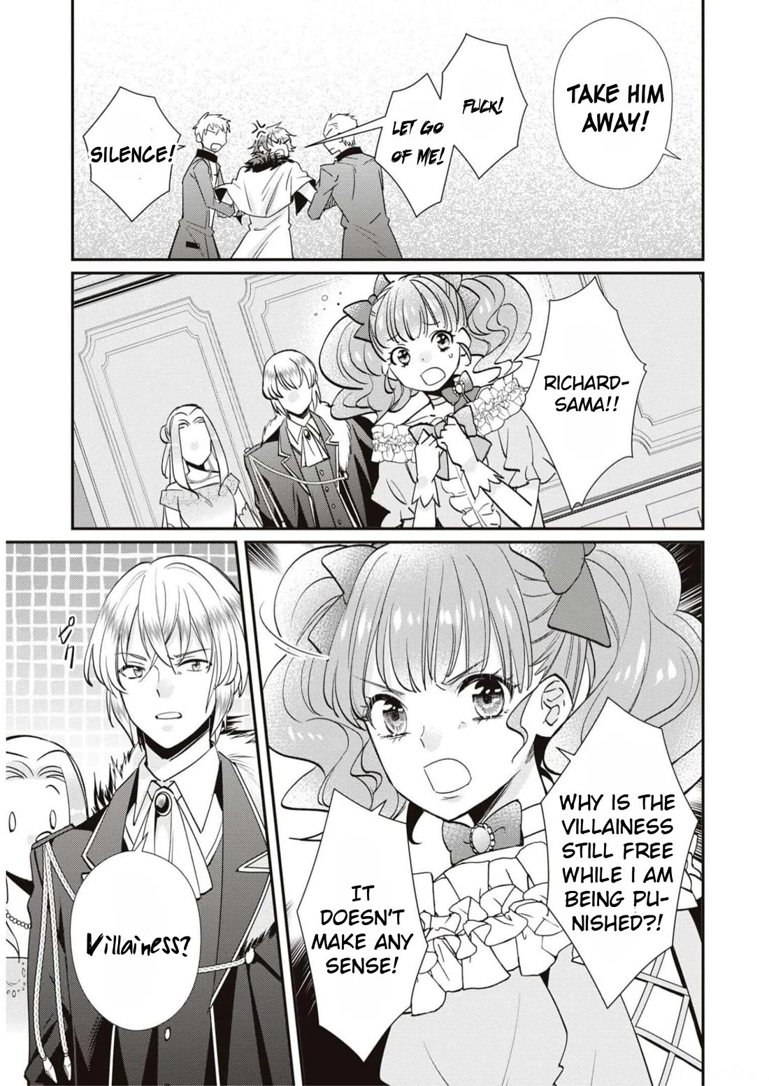Though I May Be a Villainess, I'll Show You I Can Obtain Happiness! Chapter 9.5 page 27 - Vol.9 Chapter 5: The Gentle Jewel Princess' No Damage Engagement Cancelation Turmoil.